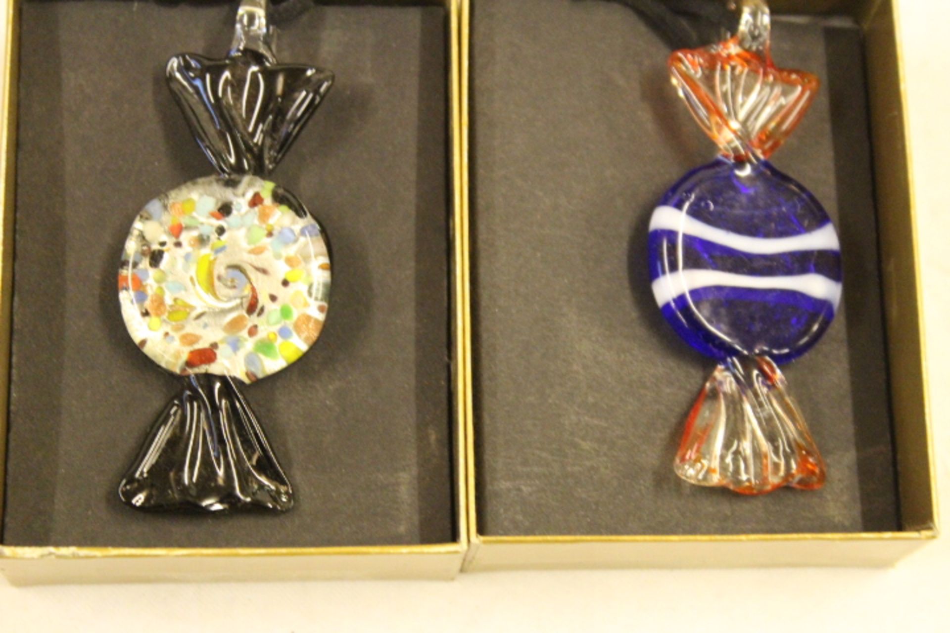 Two Glass Sweets Pendants