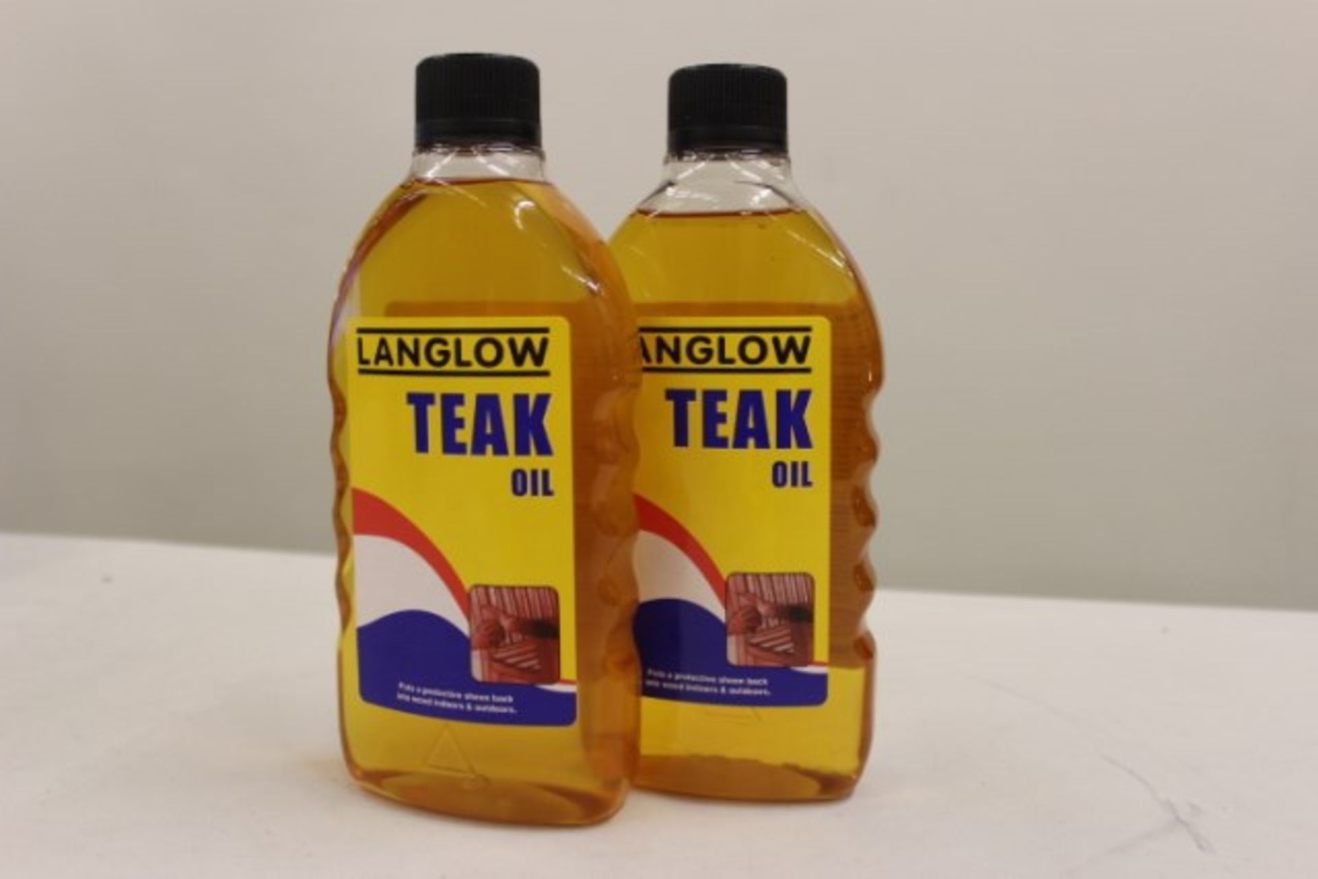 V Two Bottles 500ml Teak oil X  3  Bid price to be multiplied by Three