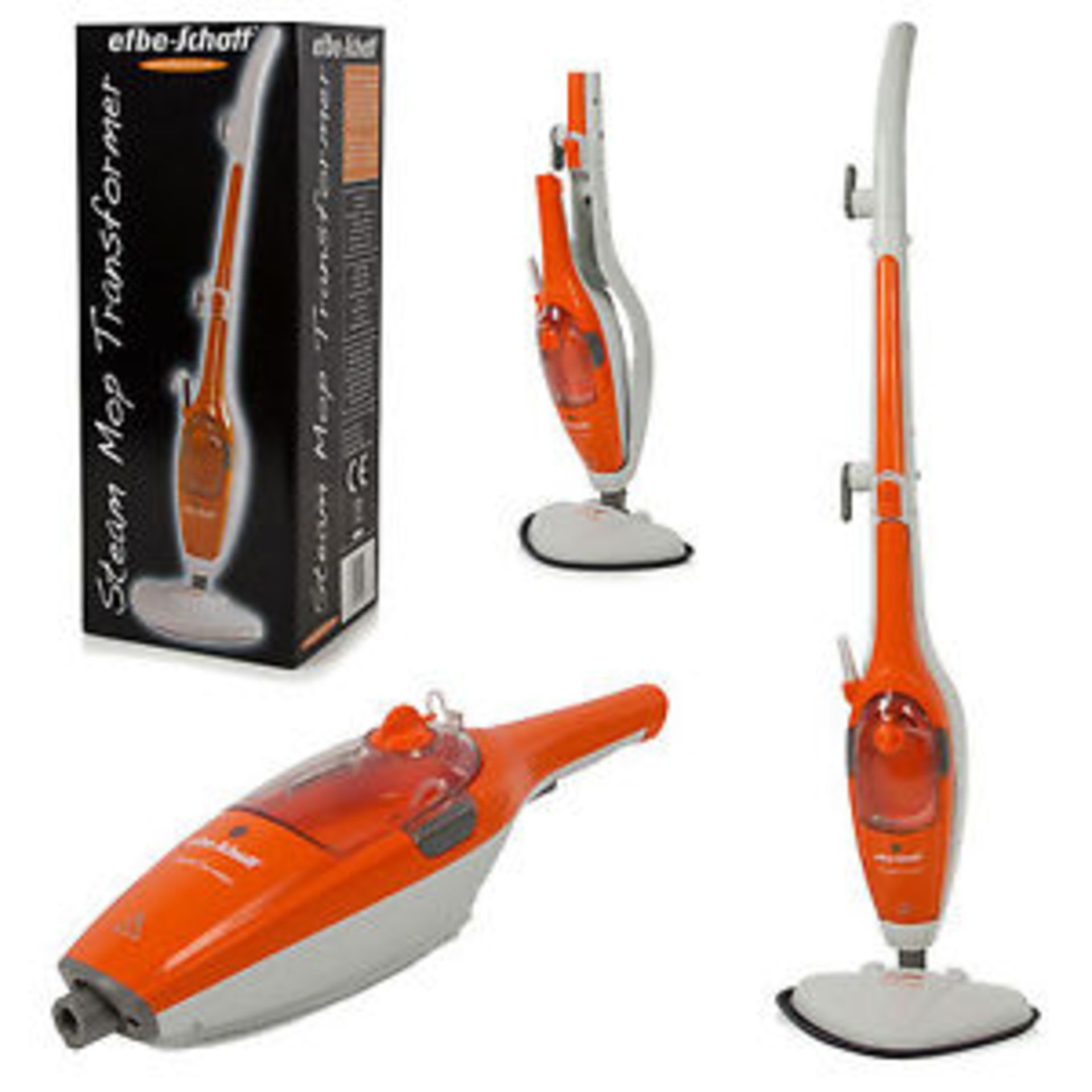 V EFBE 1300watt Steam Mop (colour may vary from picture) Brand New Boxed RRP £59.99 - Image 2 of 4