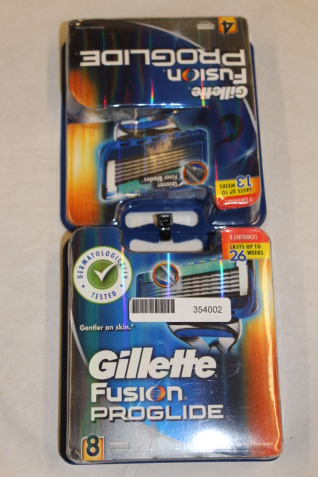 Two Packs Of Eight & Four Gillette Fusion Proglide