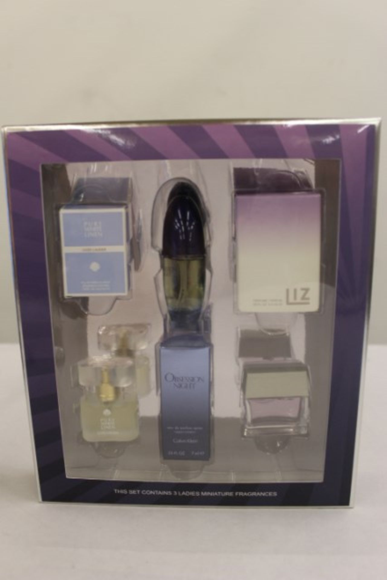 V Ladies Fragrance Collection including Pure White Linen, Obsession Night and Liz Claiborne - Image 2 of 3