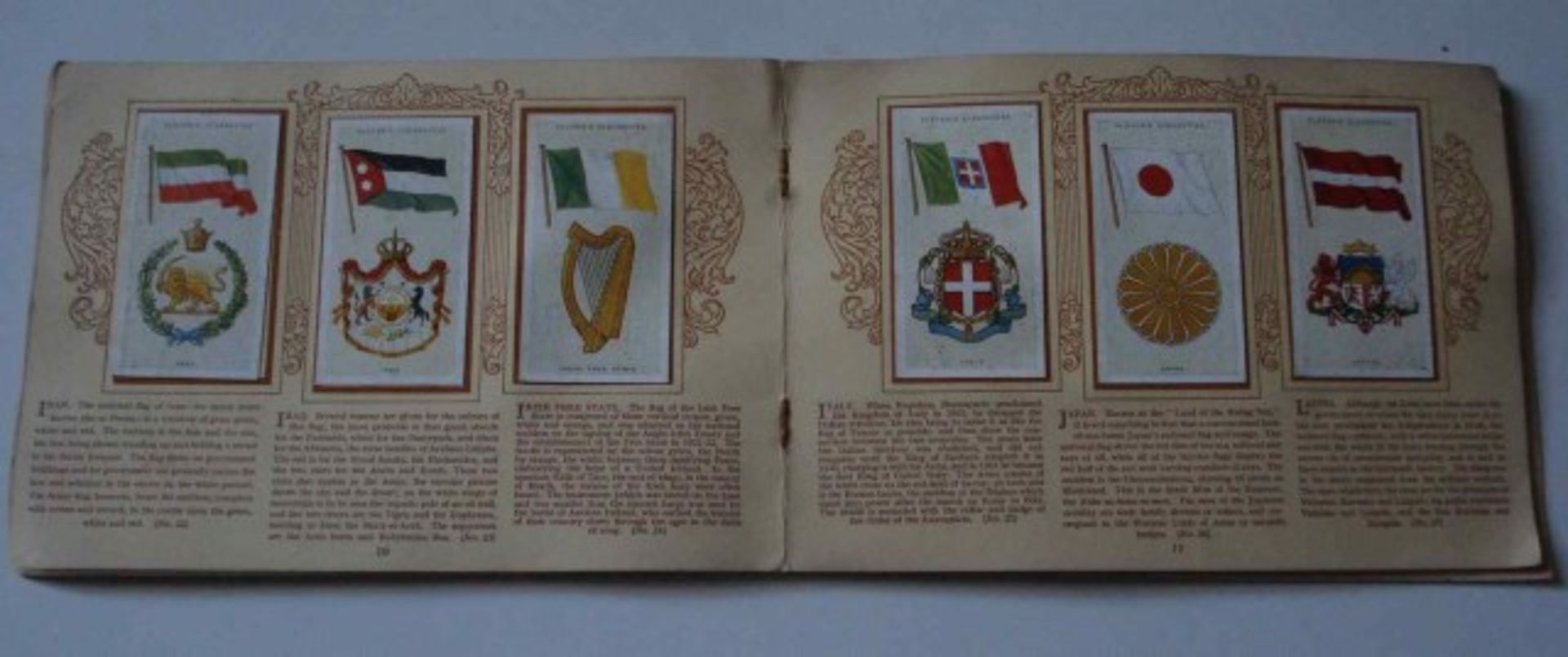 Vintage Cigarette Album of National Flags and Arms - Full Set