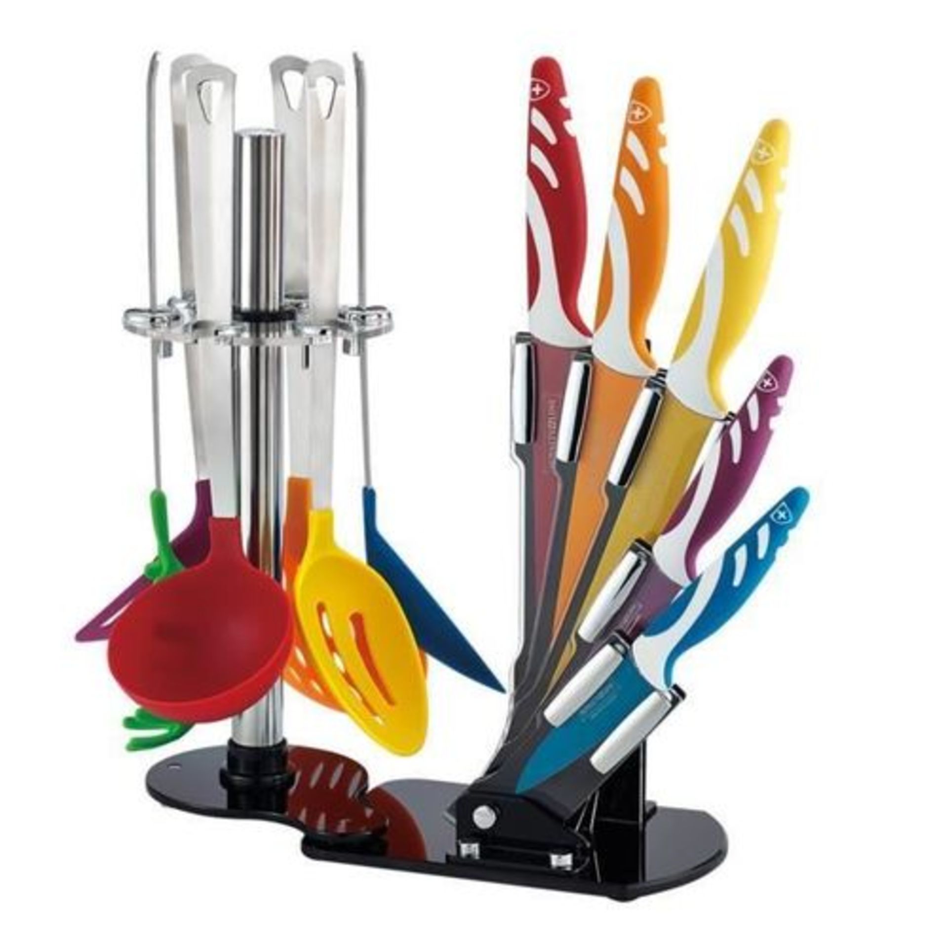 V 12pce Non Stick Coating Knife And Utensils Set RRP 289 euros