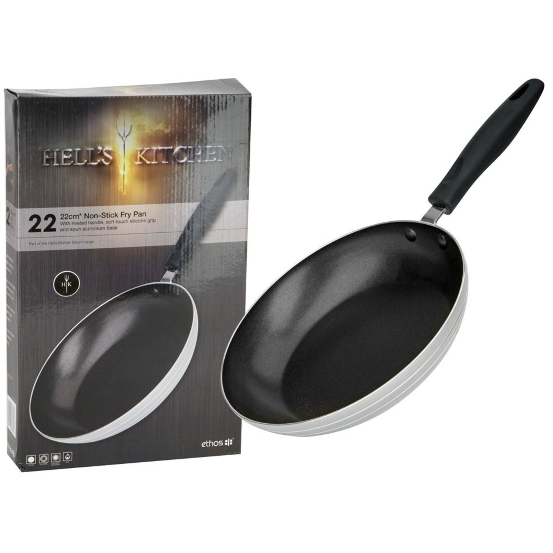 V Hells Kitchen Non-Stick Frying Pan