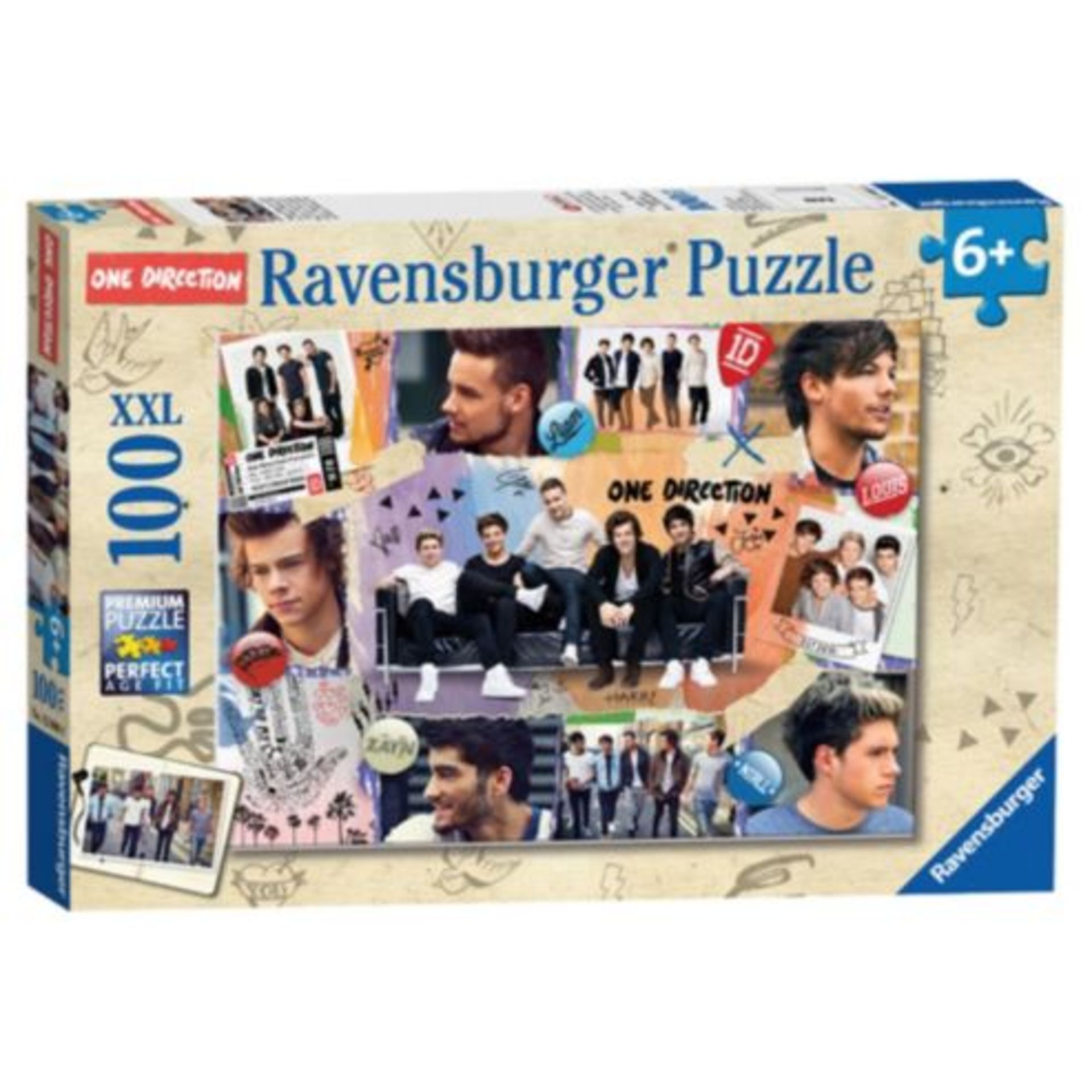 V Ravensburger puzzle XXL 100 - One Direction.