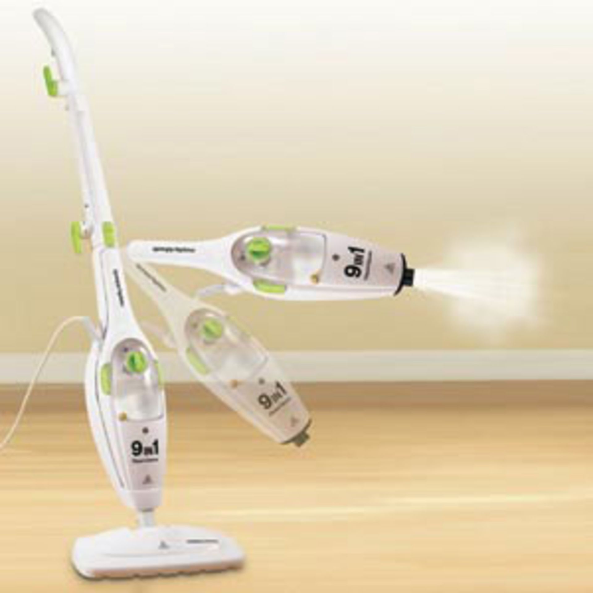 V Morphy Richards 9 In One Upright Steam Cleaner