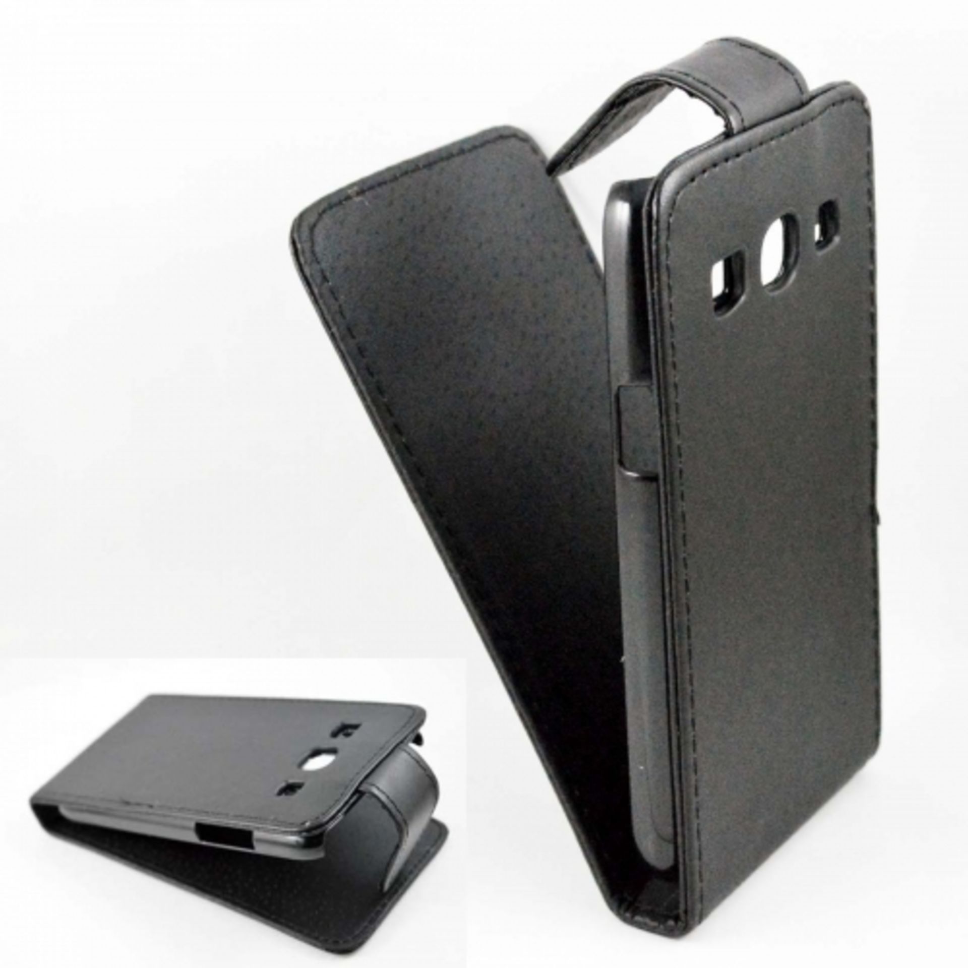 V PRESTIGIO FLIP COVER FOR 3502 PHONE, CARD HOLDER - BLACK