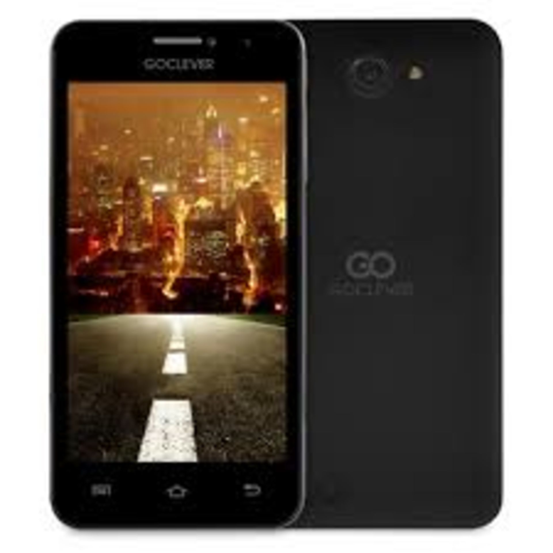 V NEW GOCLEVER FONE 500 - 5" WVGA - ANDROID - DUAL CORE A9 - DUAL SIM - 2 CAMERAS - BT