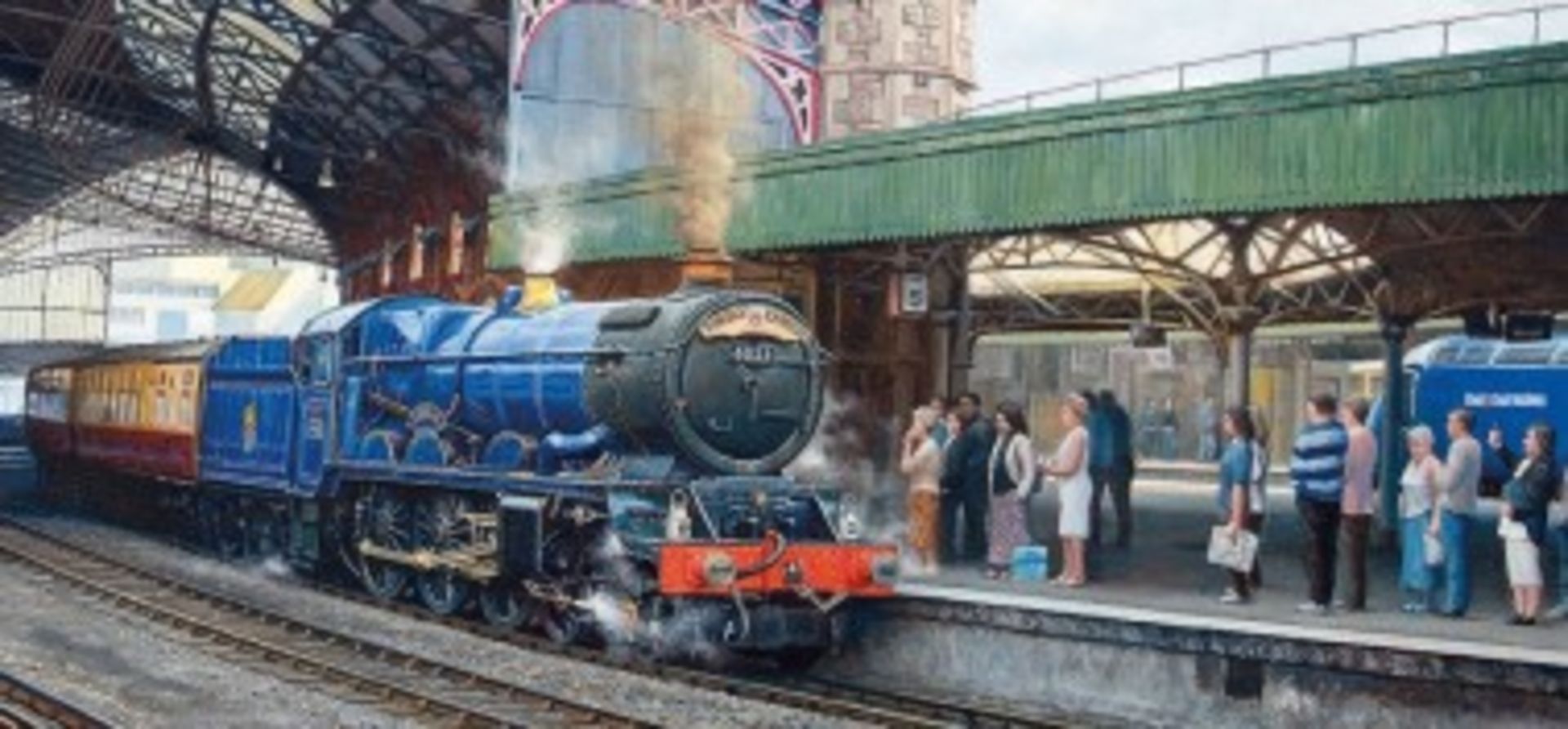 V Gibsons Bryan Evans "Arrival At Temple Meads" 636pc Puzzle X  4  Bid price to be multiplied by