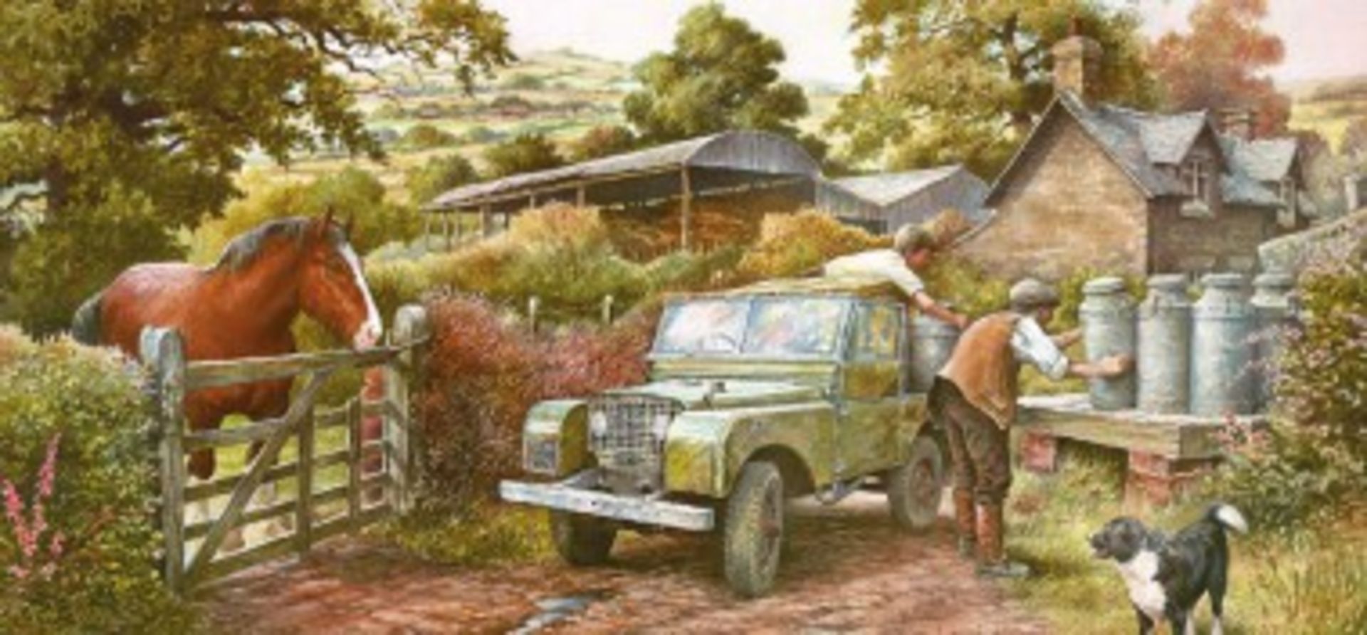 V Gibsons Anthony Forster "Country Companions" 636pc Puzzle X  4  Bid price to be multiplied by