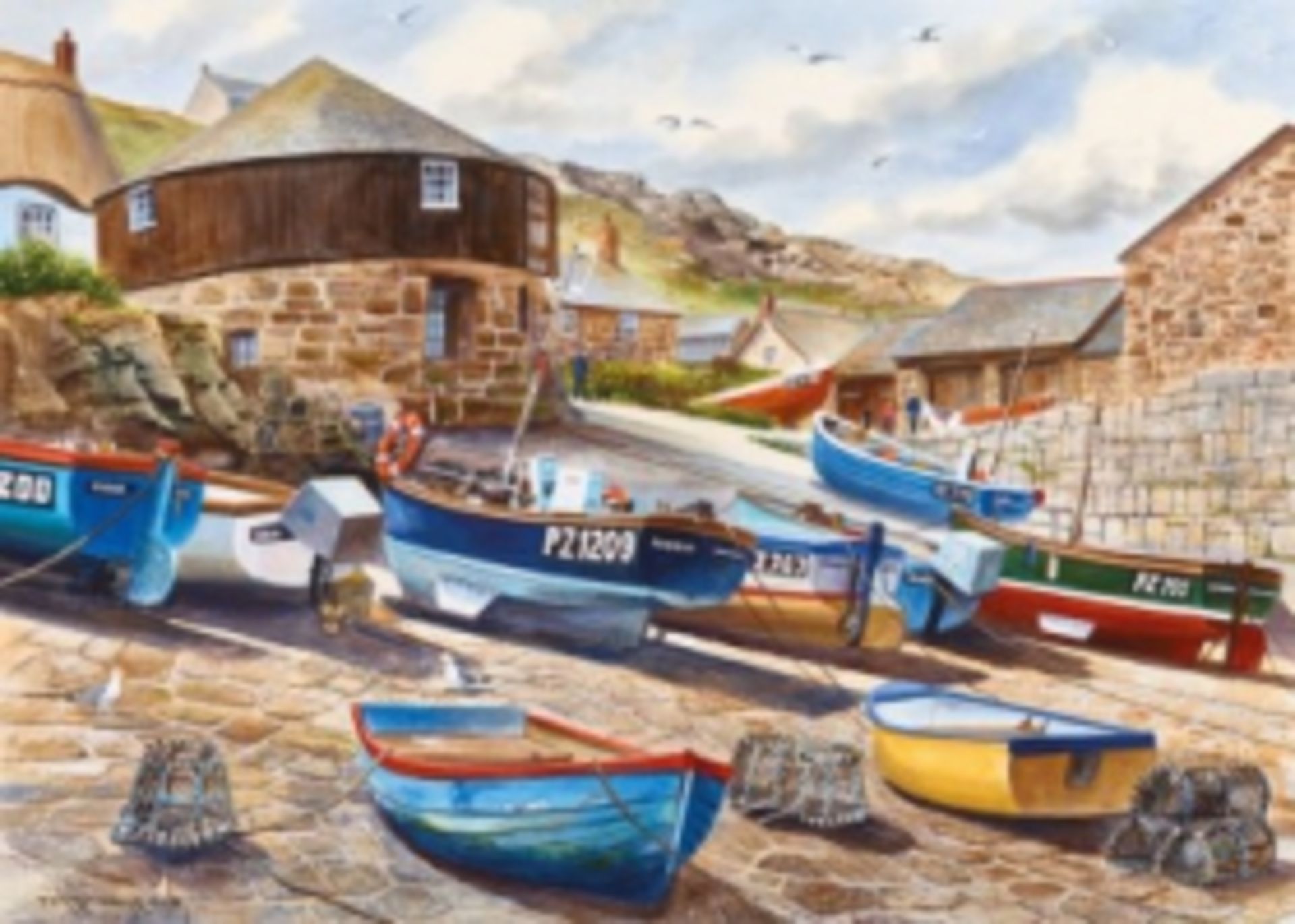 V Gibsons Terry Harrison "Sennon Cove" 1000pc Puzzle X  6  Bid price to be multiplied by Six