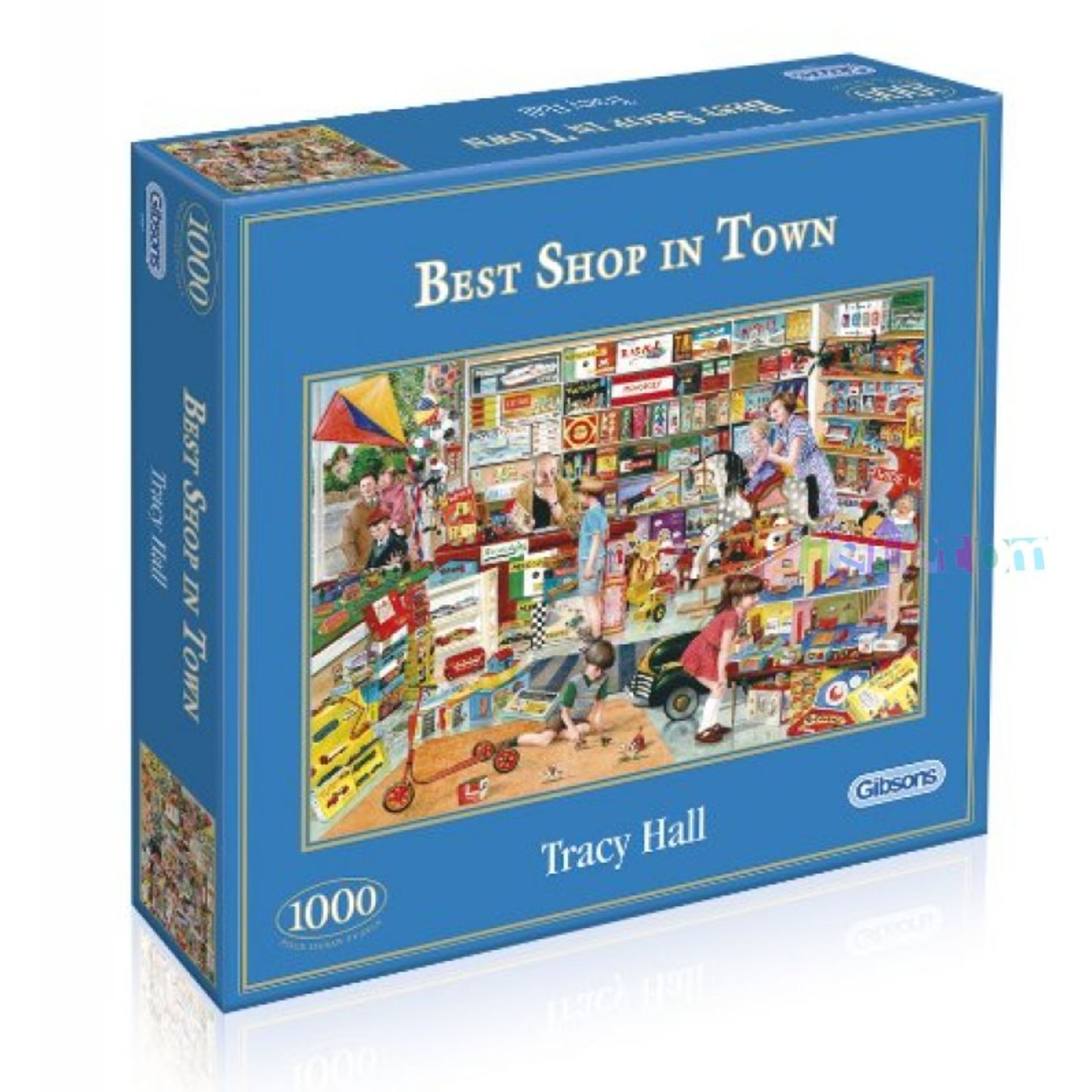 V Gibsons Tracey Hall "Best Shop in Town" 1000pc puzzle X  3  Bid price to be multiplied by Three