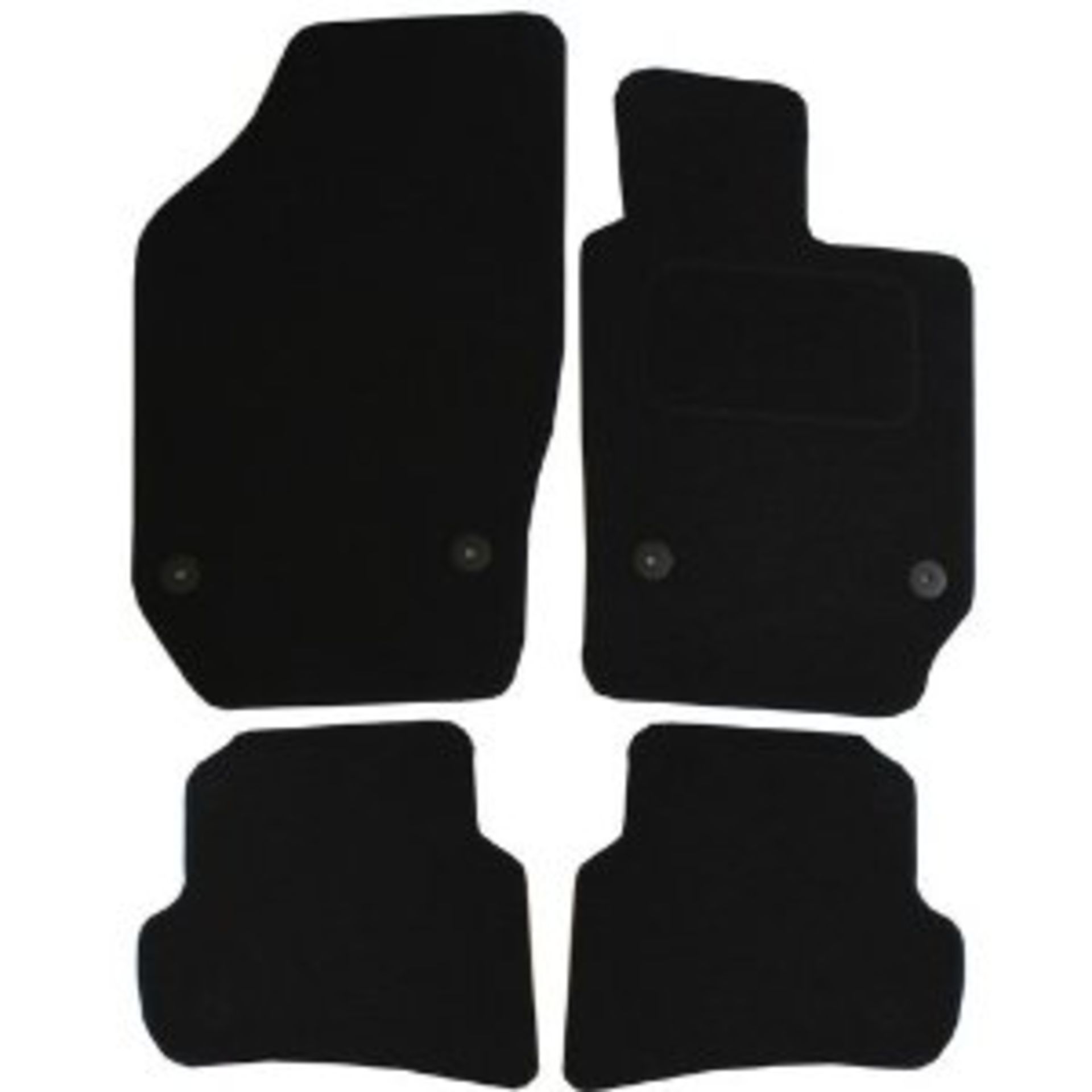 V Four Piece Car Mat Set - Image 2 of 2