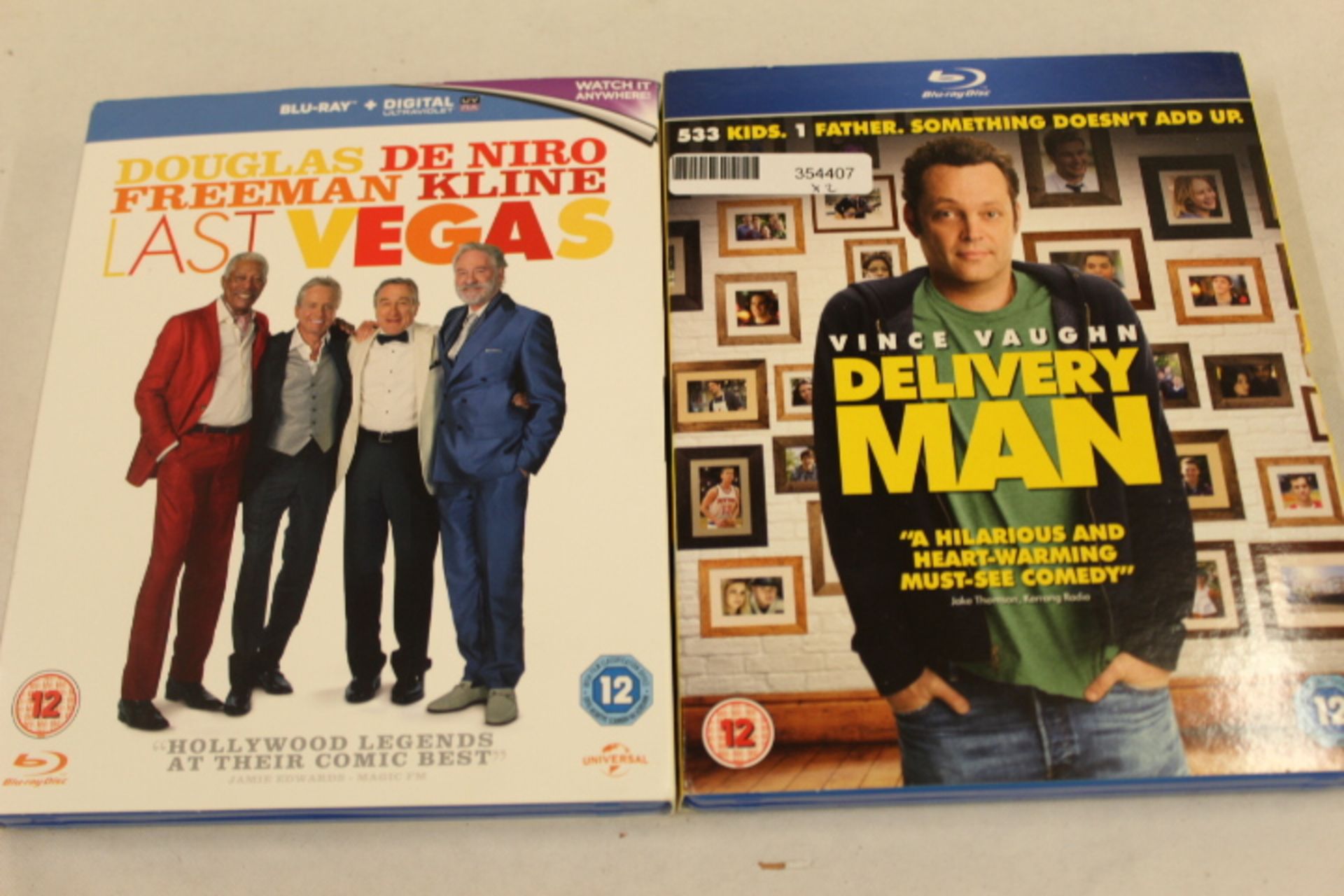 Two Blu-Ray Discs - Delivery Man & Las Vegas