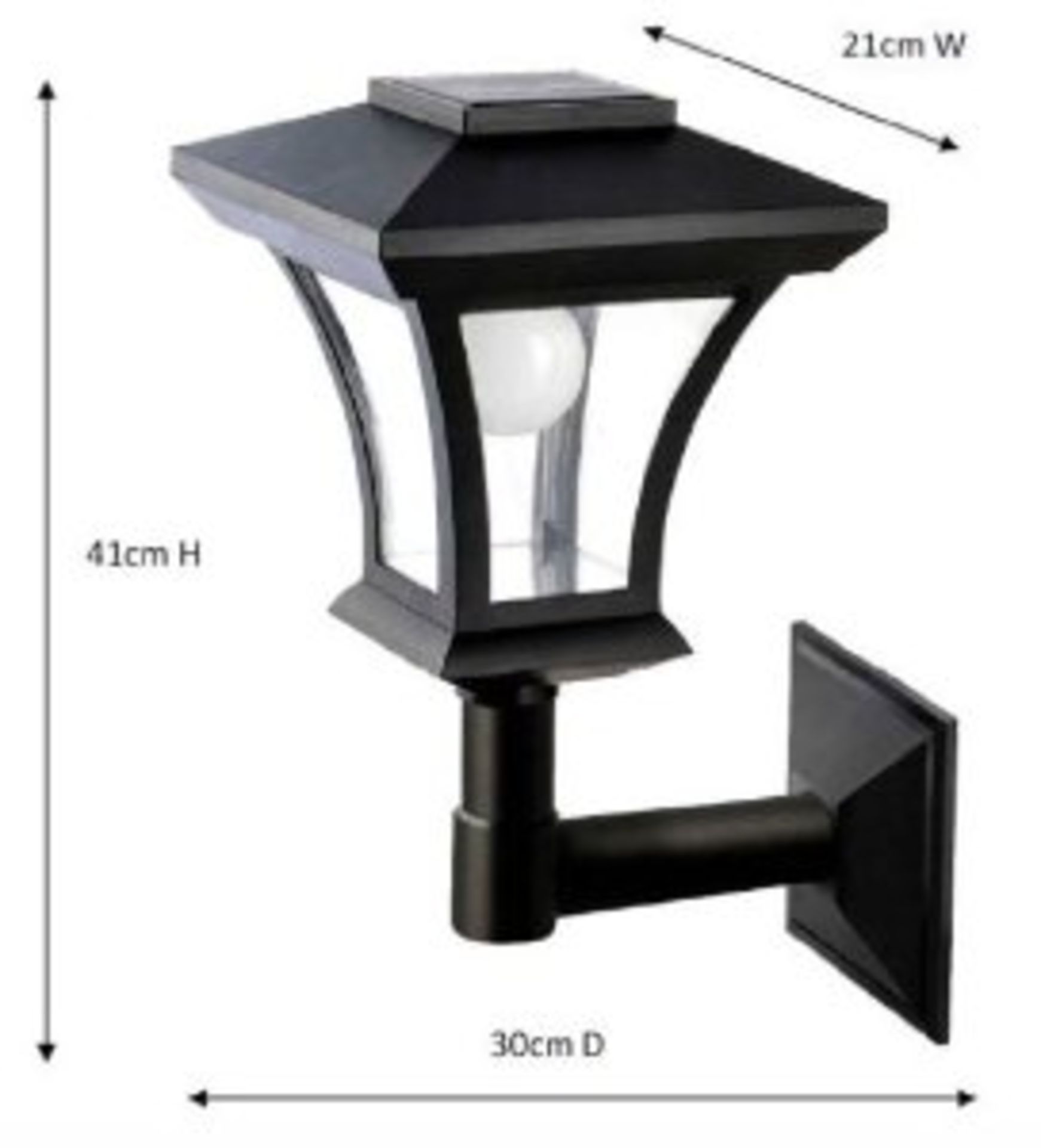 V  Grade A LED Solar Wall Light (tritronic optimax) RRP 24.99