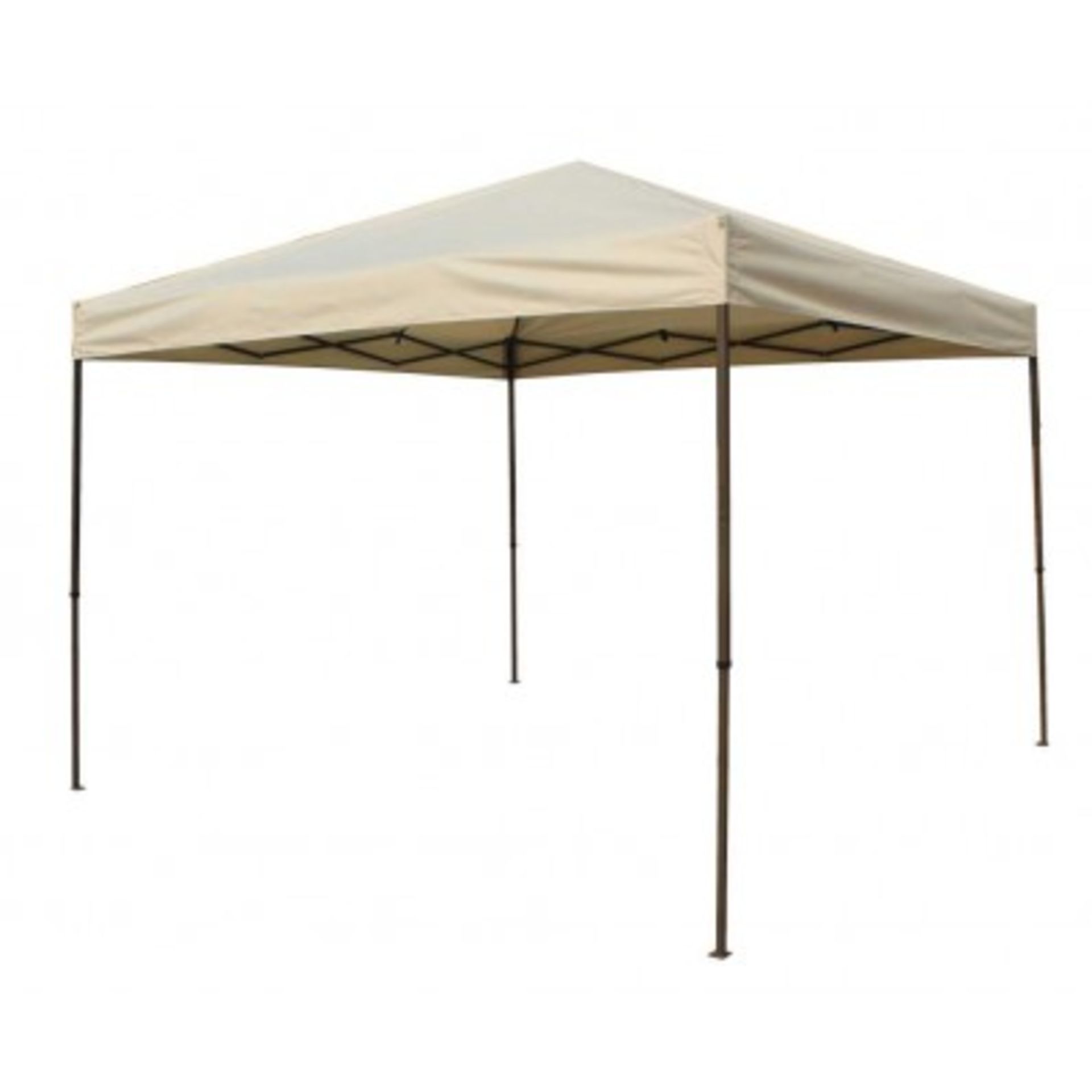 V  Grade A Royalcraft Pop Up Steel Showerproof Gazebo-Ecru 3x3m