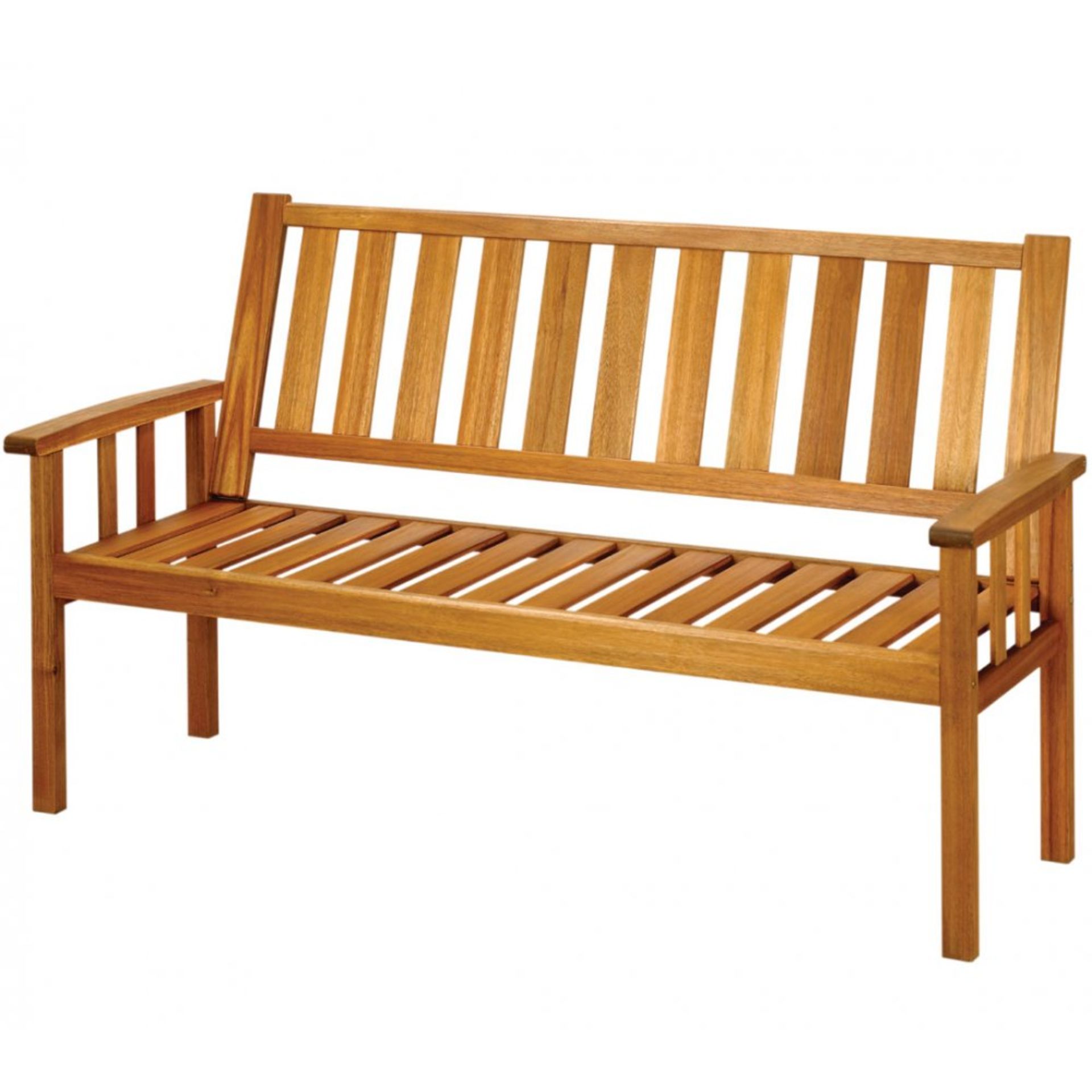 V  Grade A Hardwood Three Seater Bench