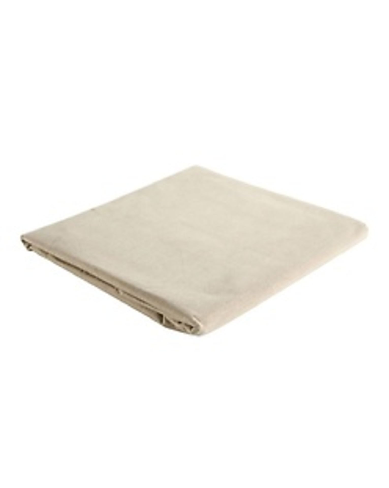 V  Grade A Cream King Size Poly Cotton Fitted Sheet - Image 2 of 2
