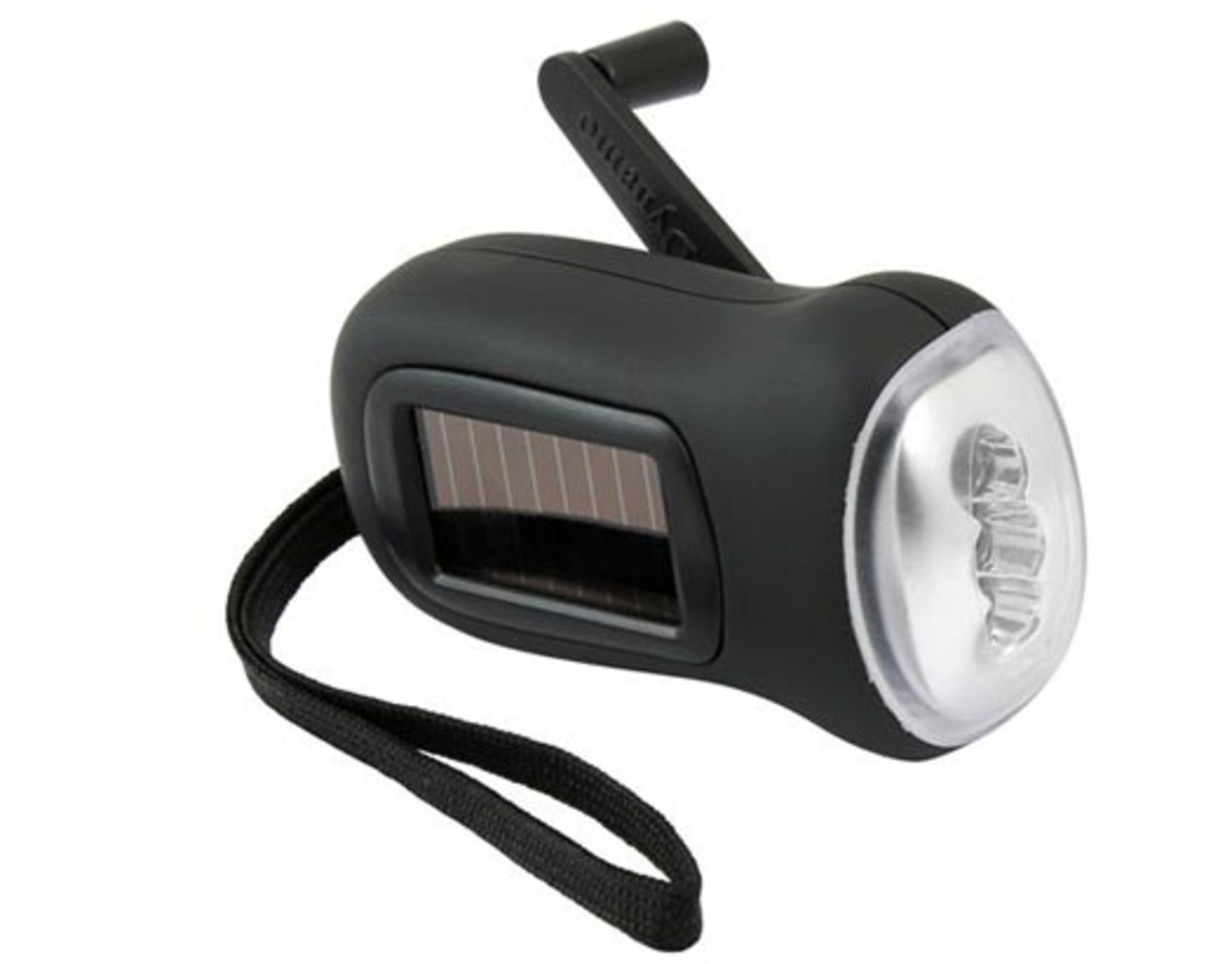 V  Grade A 3 LED Wind Up Solar Torch X 36  Bid price to be multiplied by Thirty-six