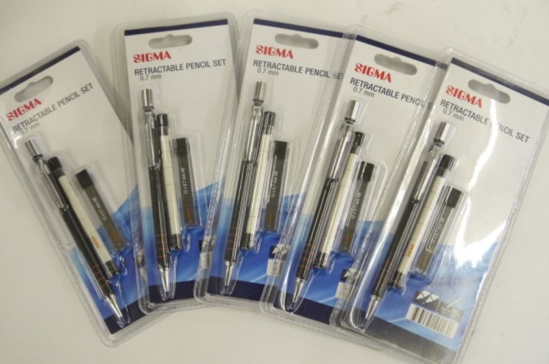 V Three Sigma Retractable Pencil Sets X  2  Bid price to be multiplied by Two