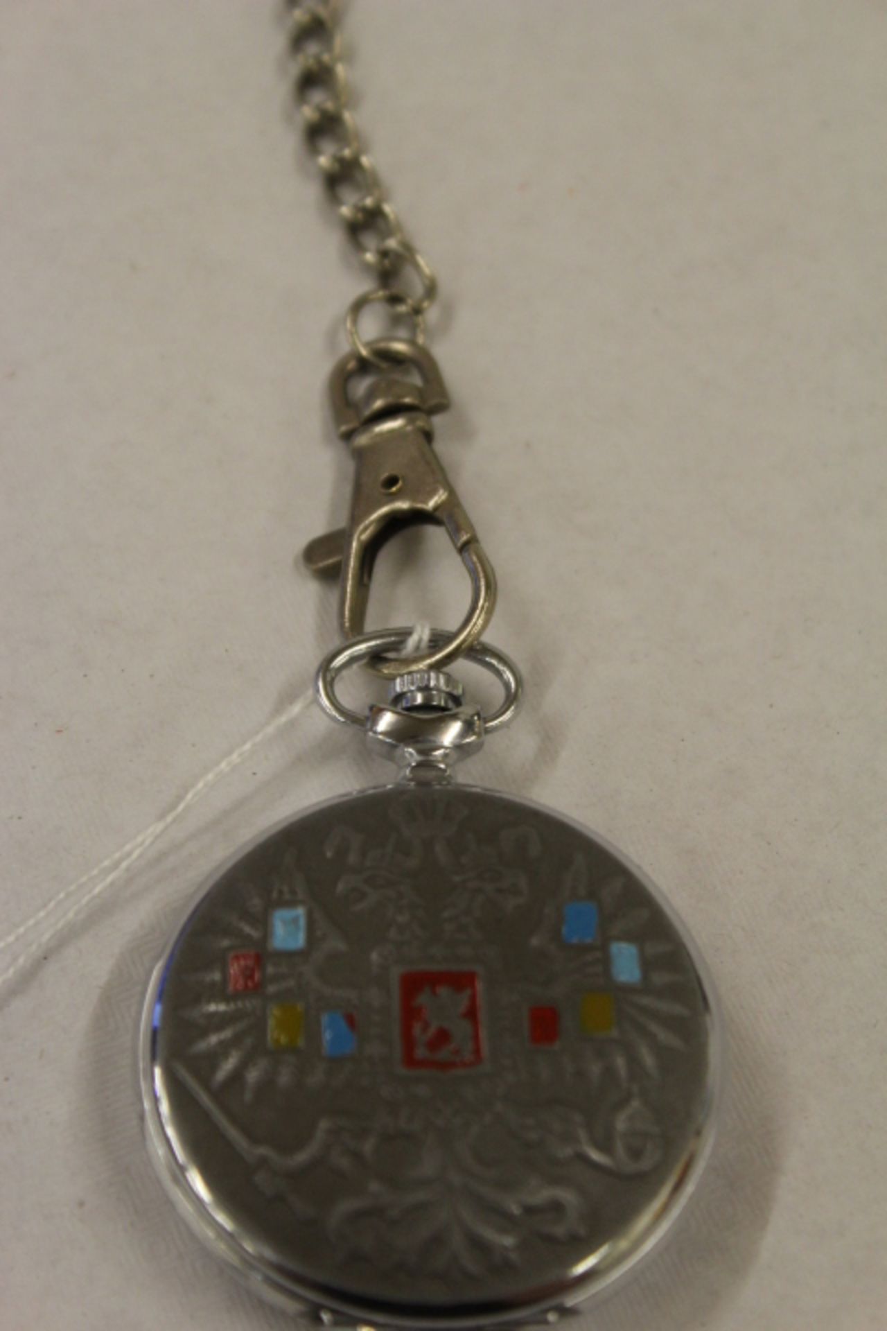 Pocket Watch With Fob Chain