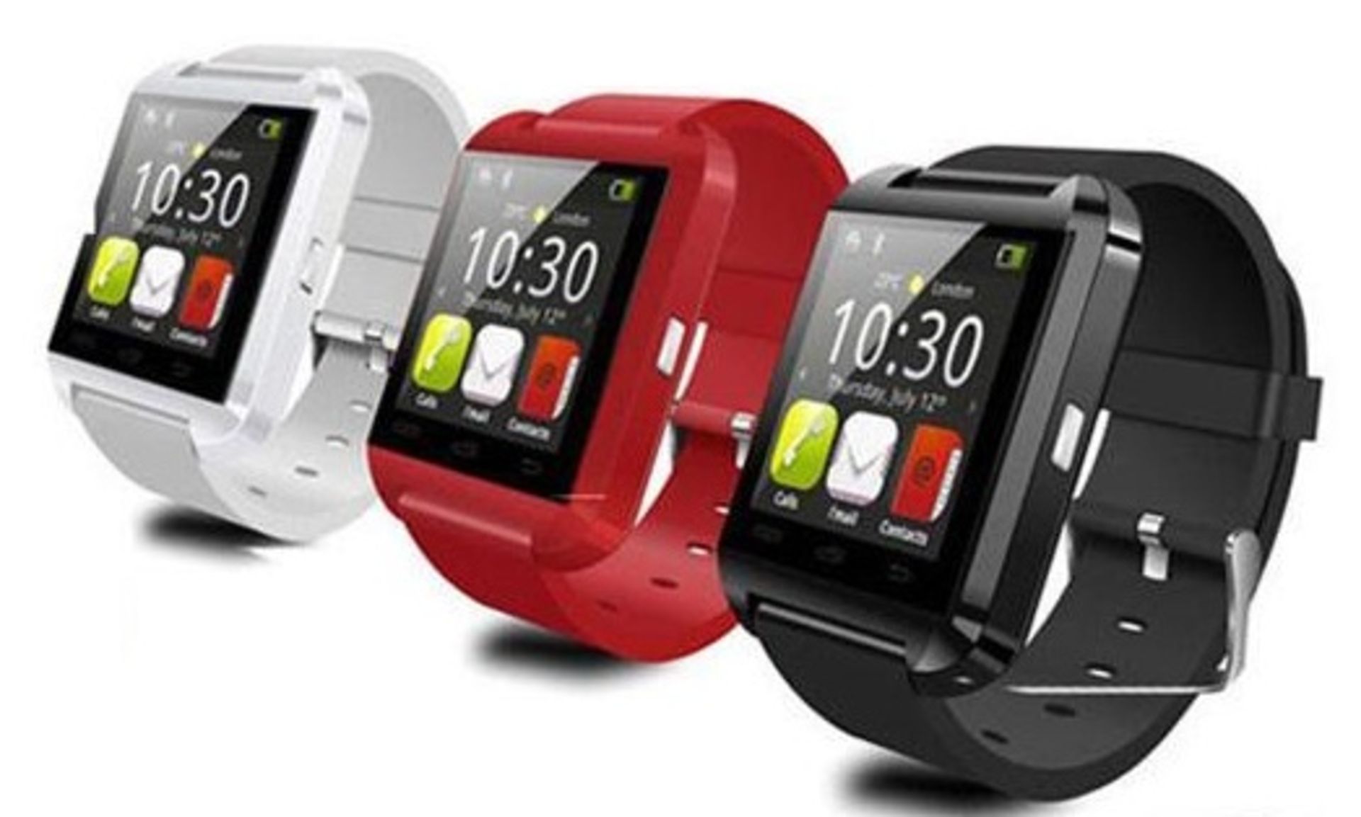 Grade A Boxed Bluetooth Smart Watch With Touchscreen - Can Talk/Recieve Phone Calls and Text - Image 2 of 2