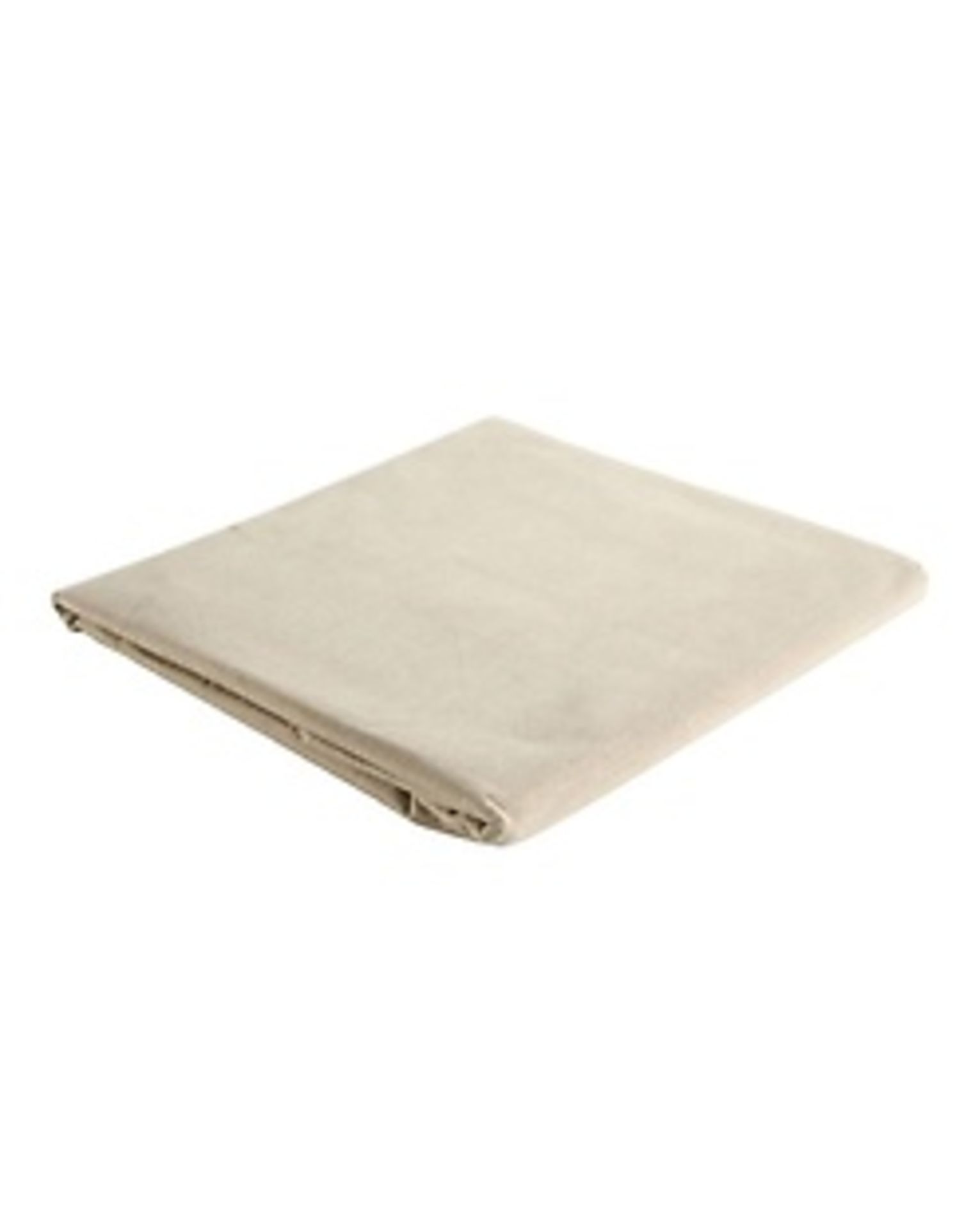 V  Grade A Cream King Size Poly Cotton Fitted Sheet