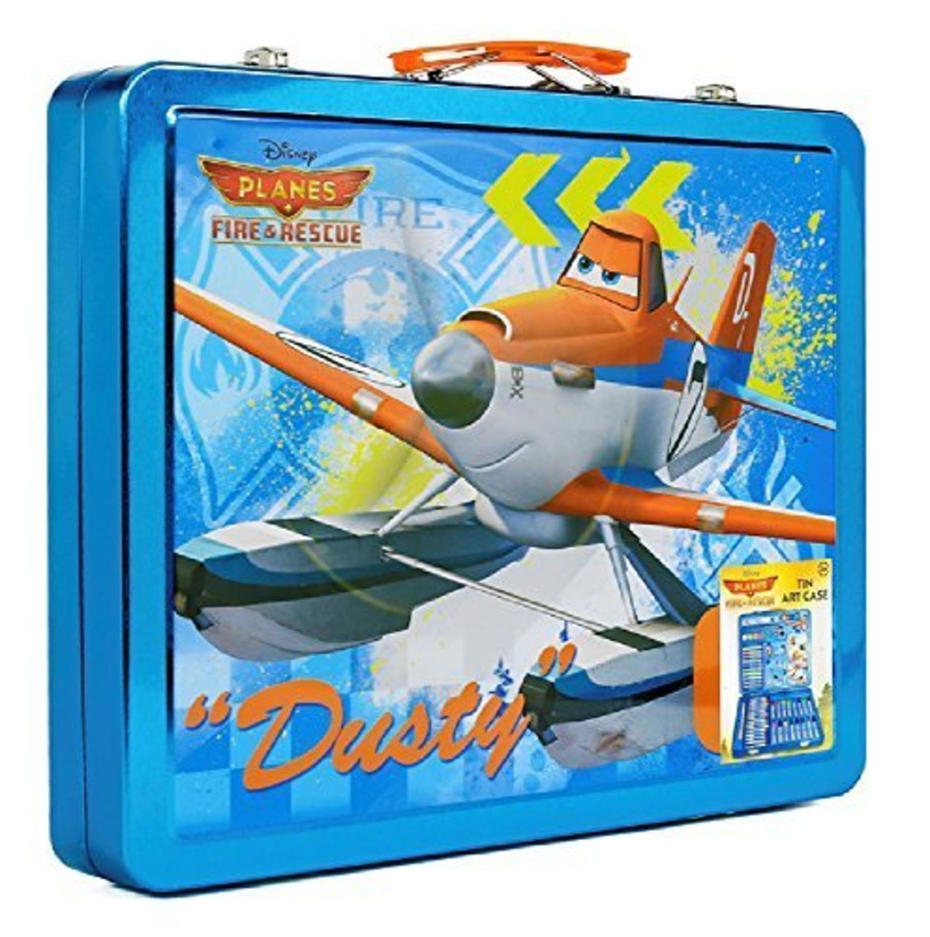 V Grade A Disney Pixar Planes Fire & Rescue 59pce Tin Art Case RRP £17.99 X  5  Bid price to be