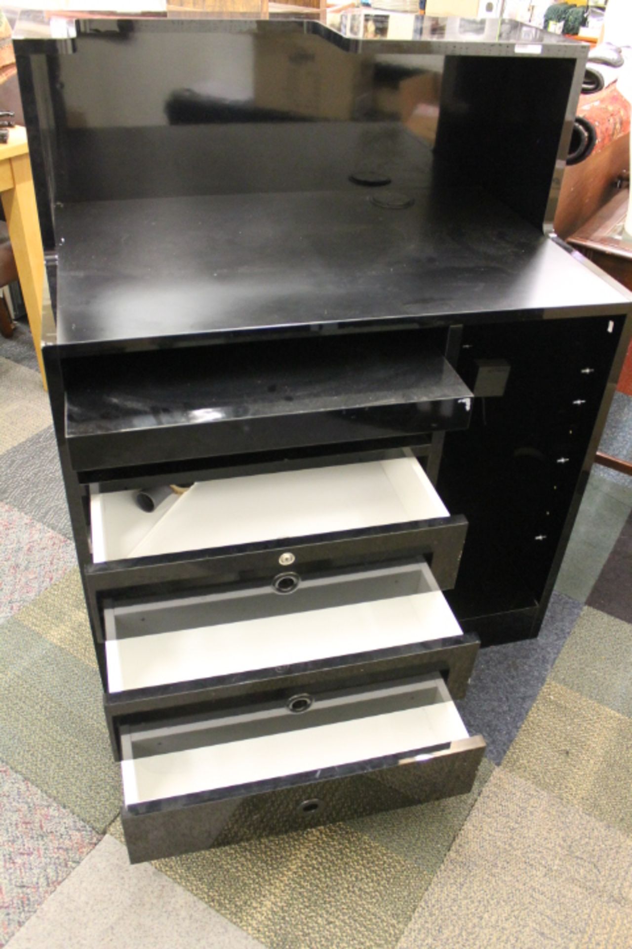 Black Cash Desk - Image 3 of 3