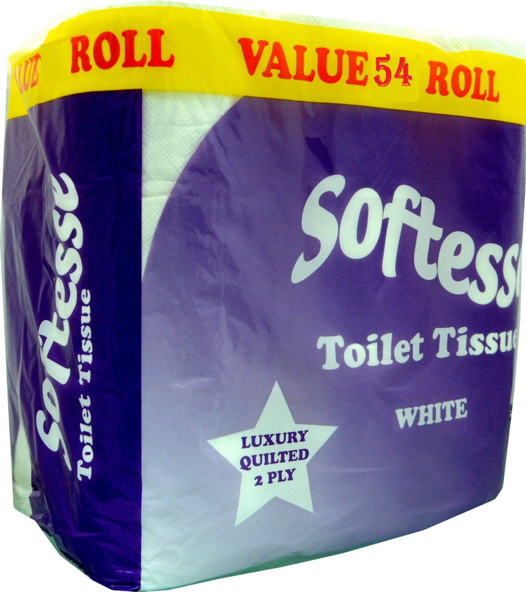 V Grade A Case Of 54 Quality Toilet Rolls X  2  Bid price to be multiplied by Two