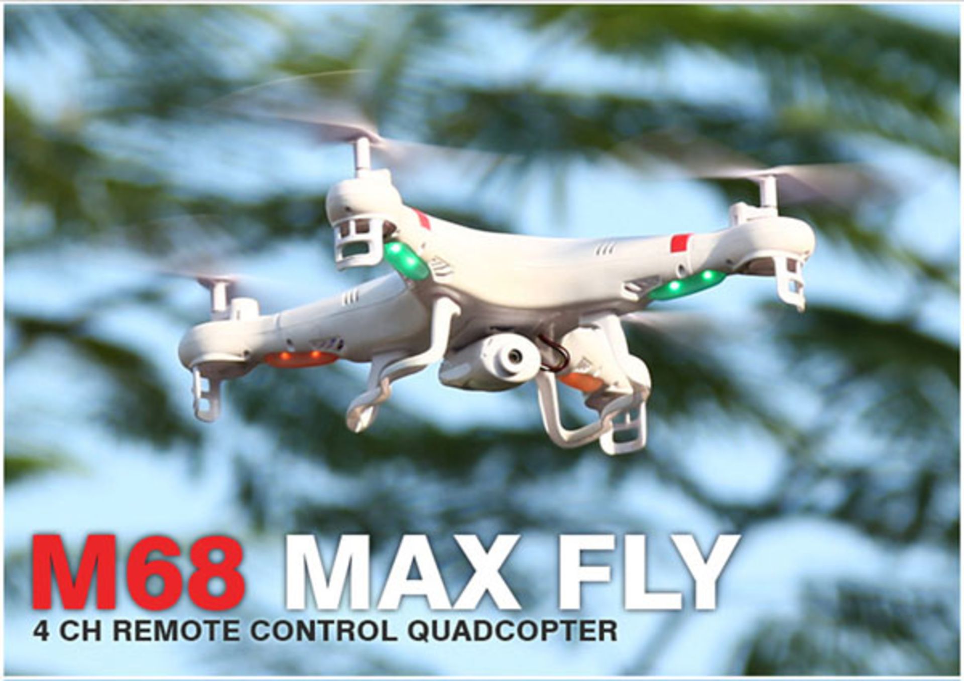 V Grade A Skytech M68 Max Fly 4 Channel Remote Control Quadcopter With Camera And Memory Card RRP