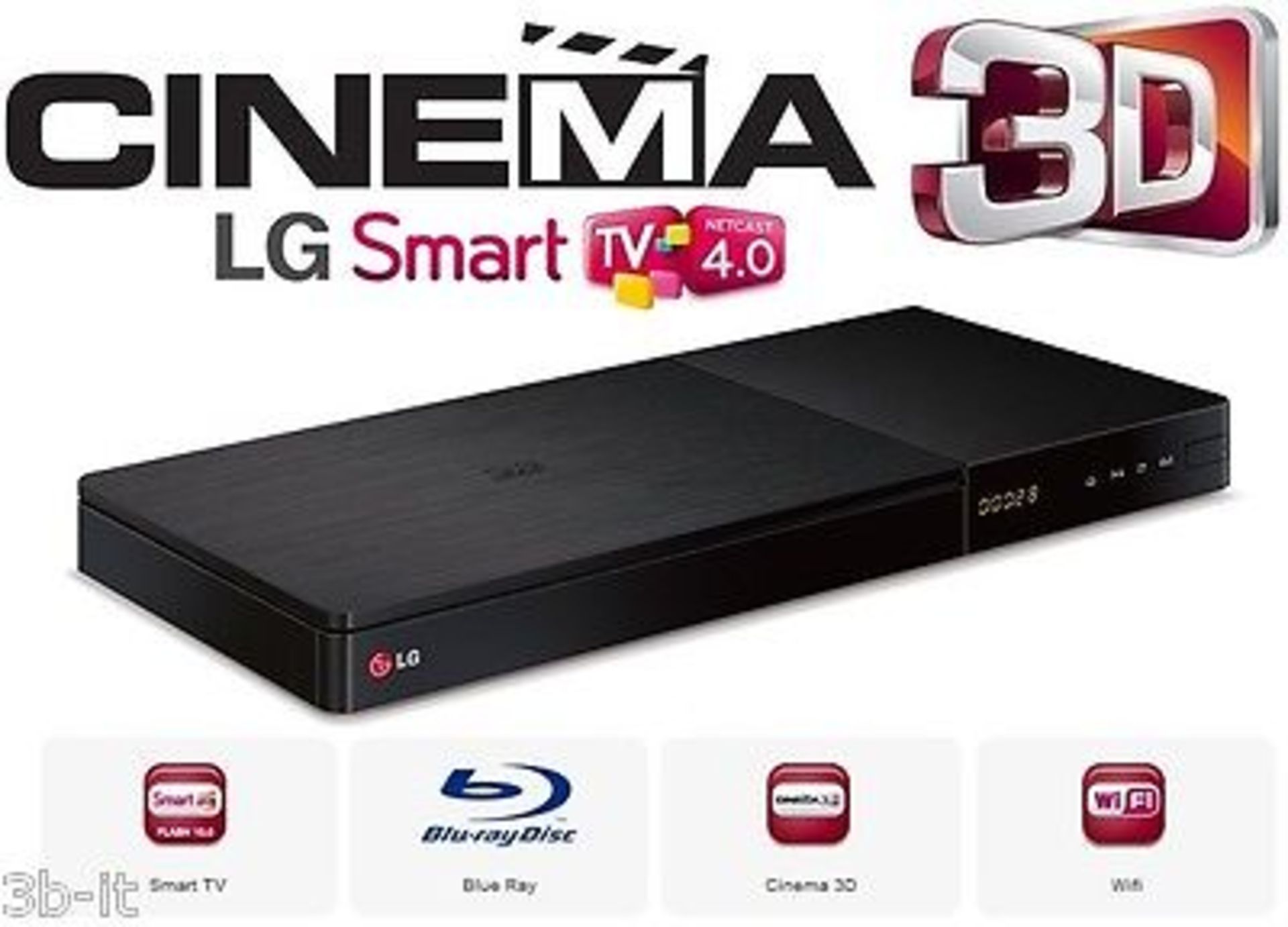 V Grade A LG Smart 3D BluRay Player With Full HD 1080p Upscaling, Built In WiFi & USB Private