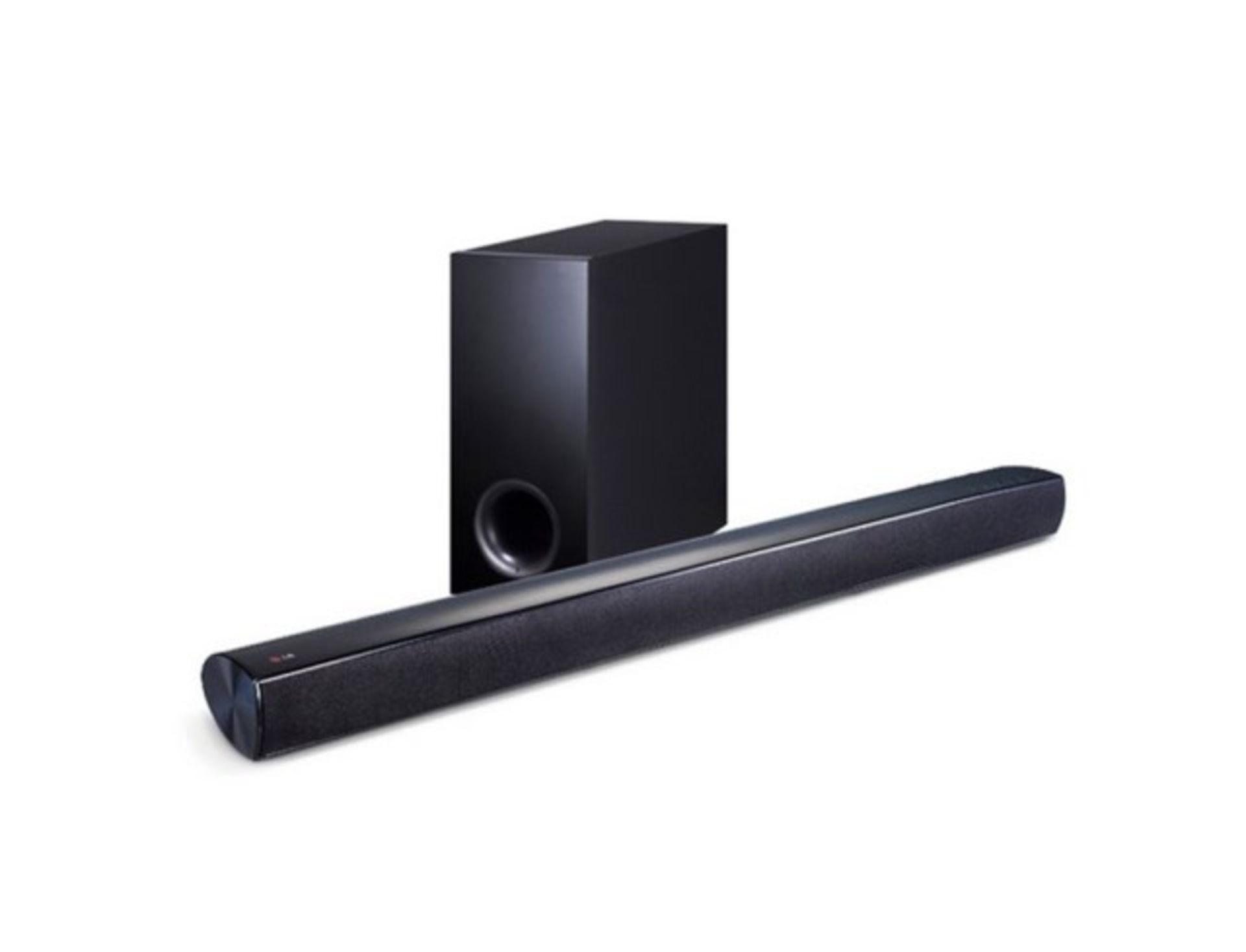 V Brand New LG 2.1 Channel Soundbar with Wired Subwoofer 120W