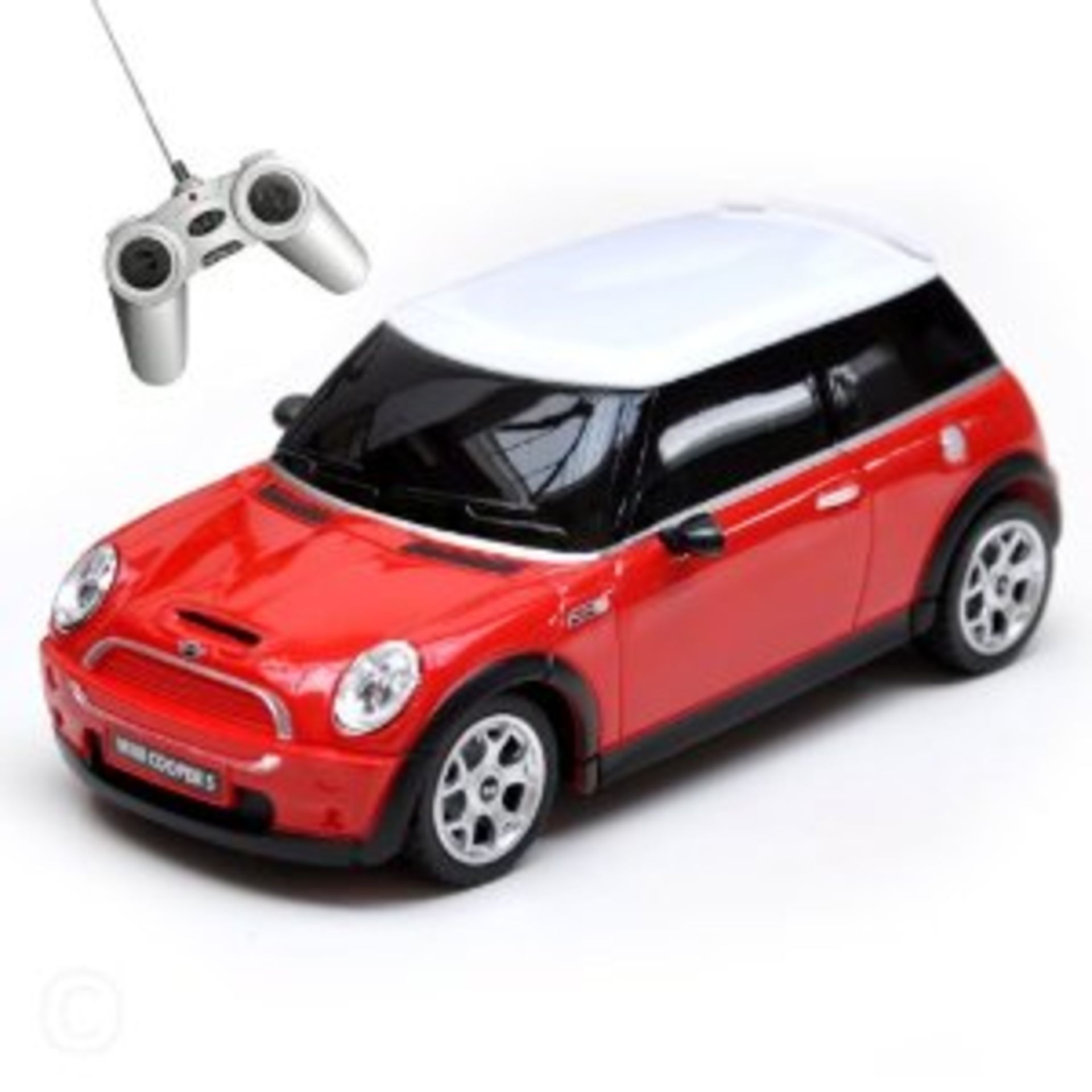 V Brand New 1/24 RC Mini Cooper S Full Function Remote Control Car - Official Merchandise