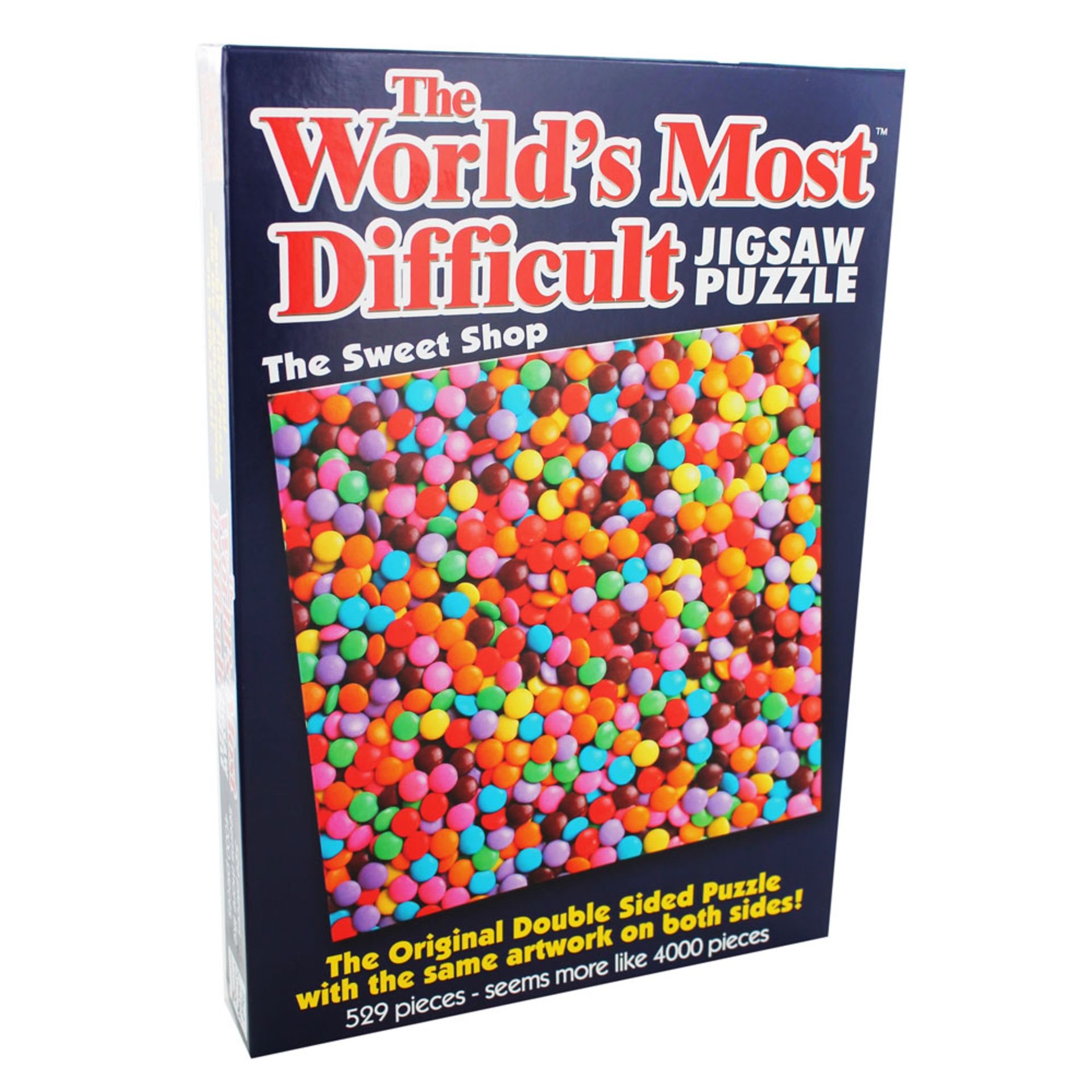 V Brand New The World's Most Difficult 529 Piece Double Sided The Sweet Shop Jigsaw Puzzle