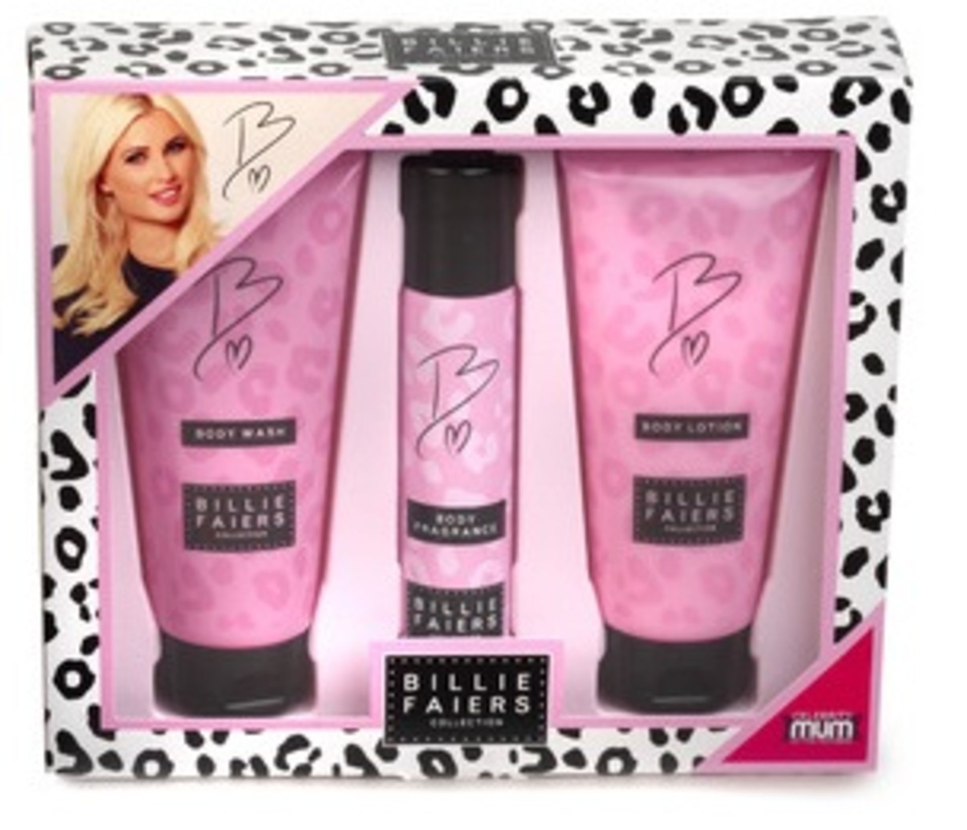 V Brand New Billie Faiers 3 piece Gift Set inc Body Wash - Body Fragrance - Body Lotion.