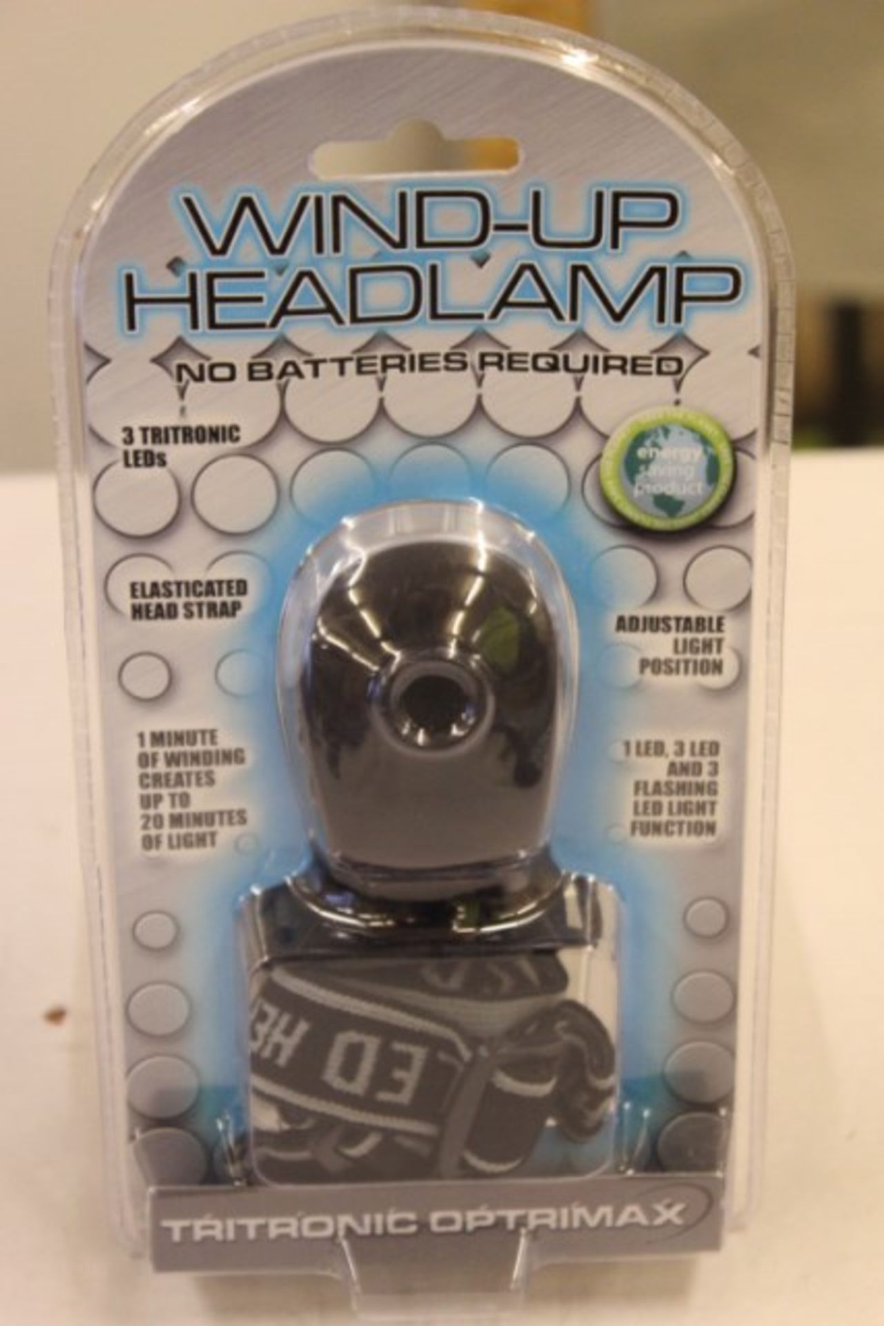 V Brand New Tritronic Head Mounted Lamp With Three LEDs (Wind Up No Batteries Required) RRP £19.99 X - Image 2 of 2