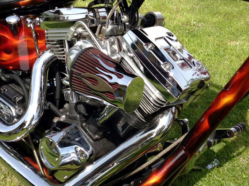 - Custom built Zodiac North Sea Chopper with 1340cc Evo engine

- Based on a 1993 FXST Softail frame - Image 2 of 3