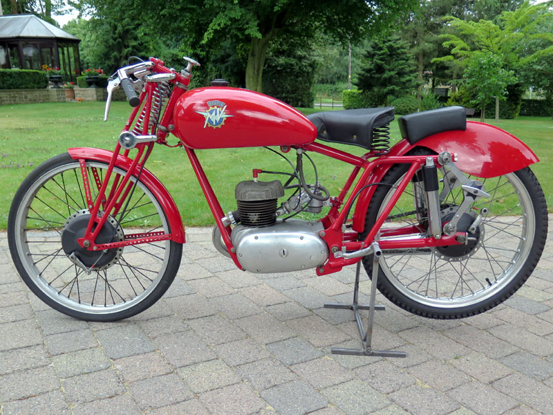 - First MV racing machine

- Very original, older restoration

- Rare and collectable