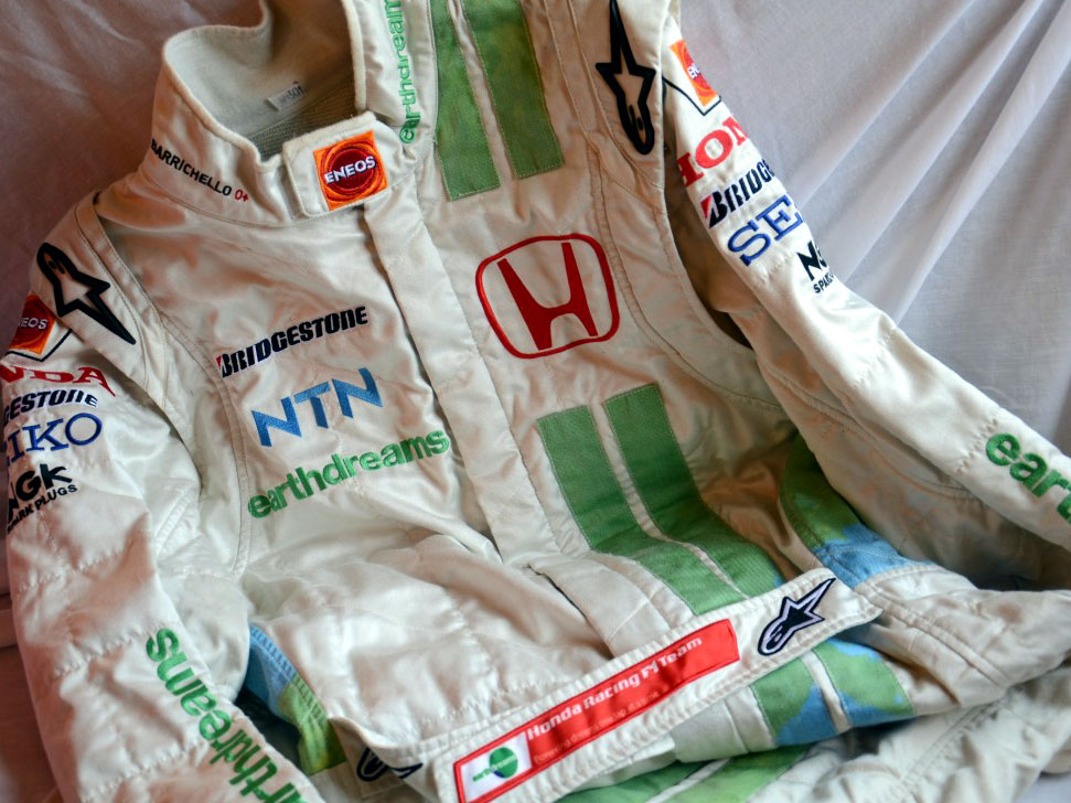 Rubens Barrichello, Honda Earthdreams F1 Race Suit