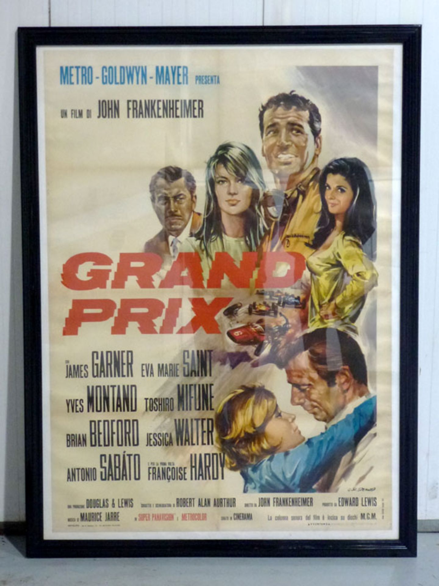 To include -
1. A rare original advertisement poster for 'Grand Prix', famously starring James - Image 2 of 2