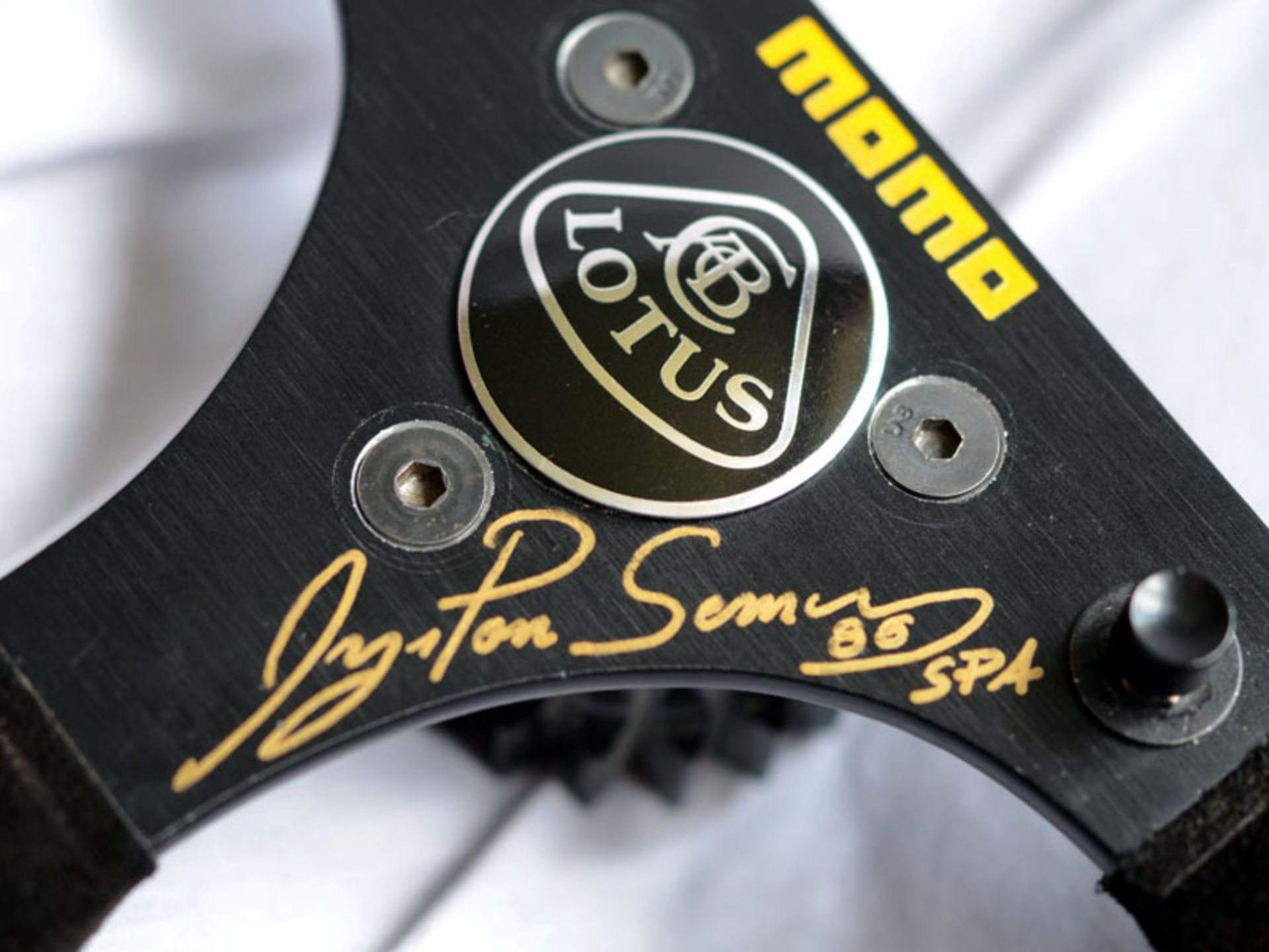 Ayrton Senna's JPS Lotus Steering Wheel, 1986 - Image 2 of 3