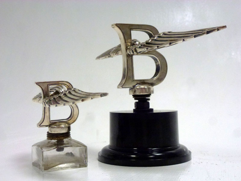 To include
1. A Large Bentley 'Winged B' Factory Mascot, as fitted to 4.5 Litre, 6.5 Litre, Speed