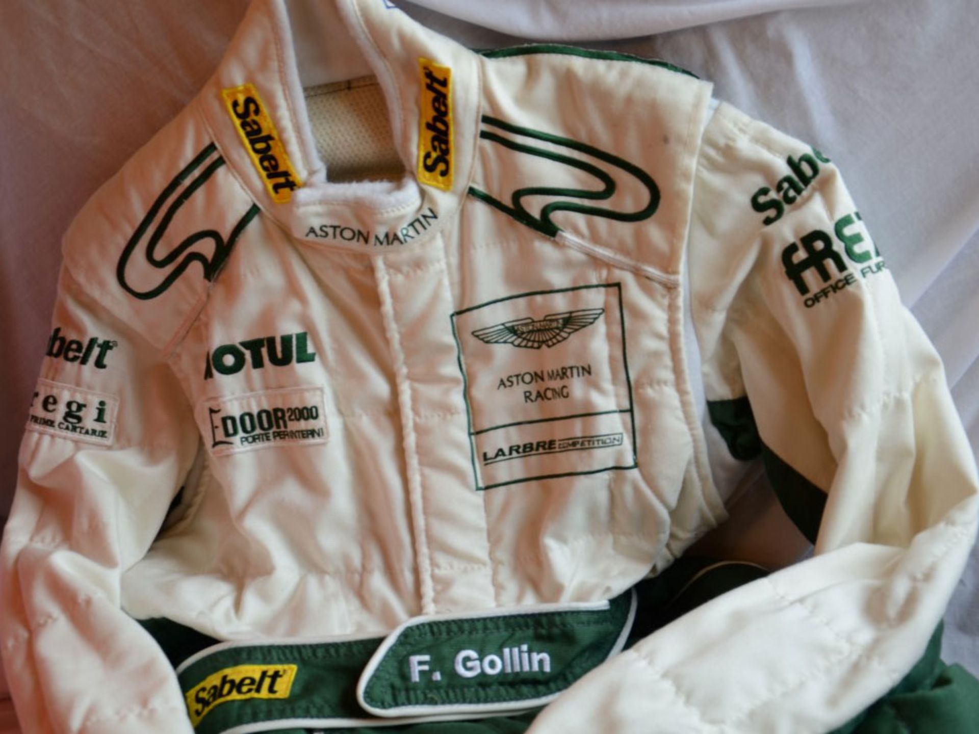Fabrizio Gollin's Aston Martin Le Mans Race Suit