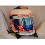 Jenson Button's Race Used Crash Helmet, 2003 Season