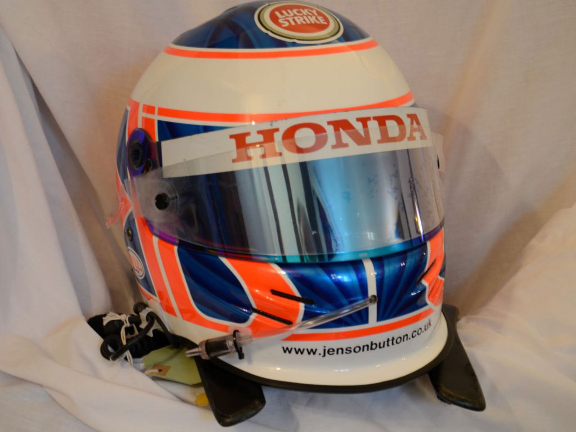 Jenson Button's Race Used Crash Helmet, 2003 Season