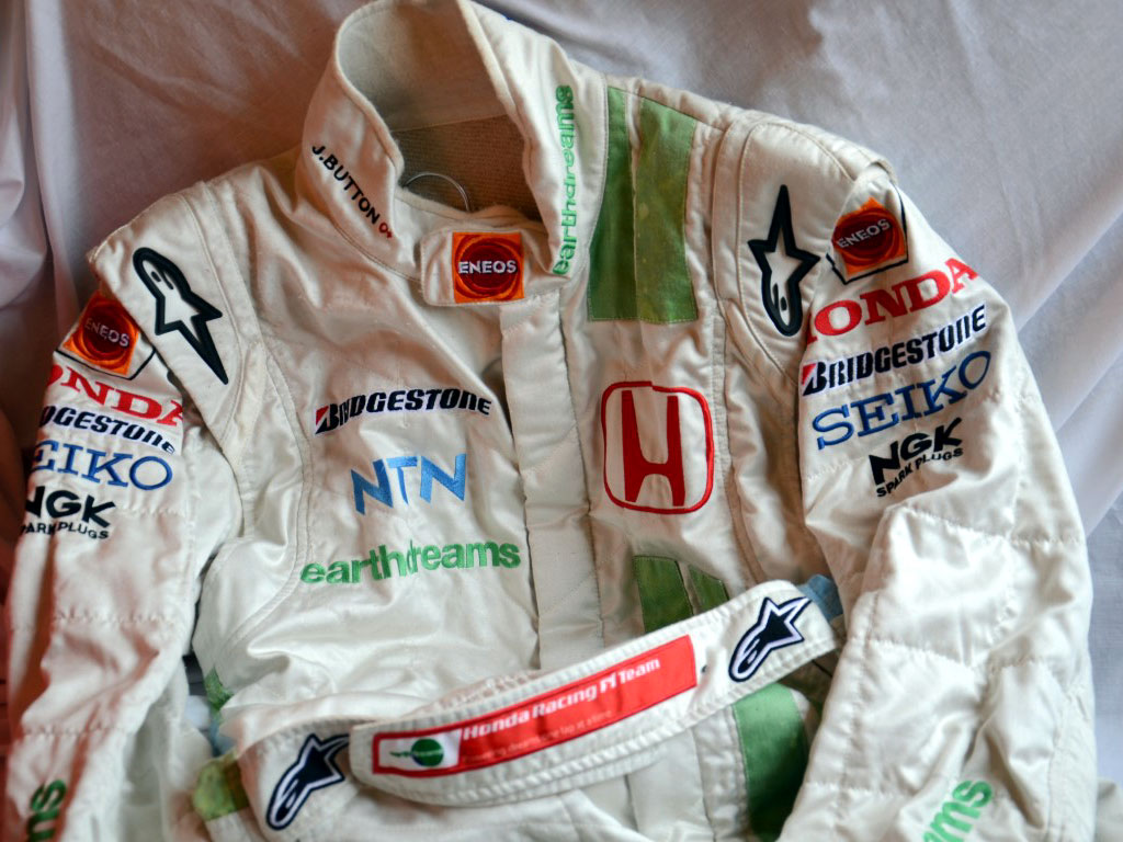 Jenson Button's Honda Earthdreams F1 Race Suit