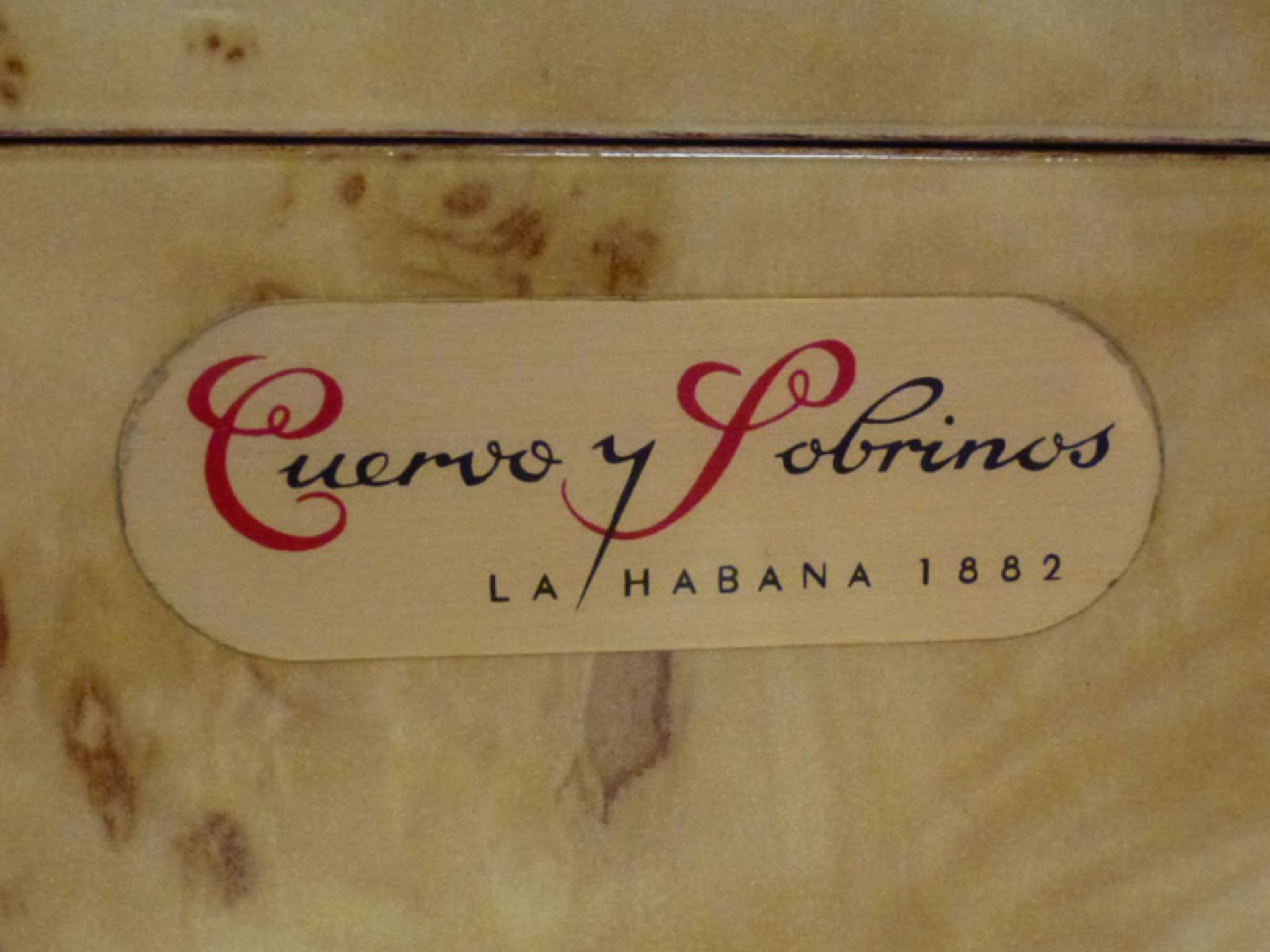 Founded in 1882 in Havana, Cuervo y Sobrinos attracted some of the most influential personalities of - Image 2 of 8