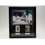 Elvis Presley and Mohammed Ali Signed Presentation