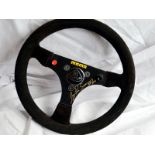Ayrton Senna's JPS Lotus Steering Wheel, 1986